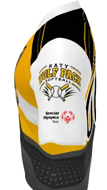 KWP White Sleeve SOTX Softball Numbered Athlete Jersey product image (3)