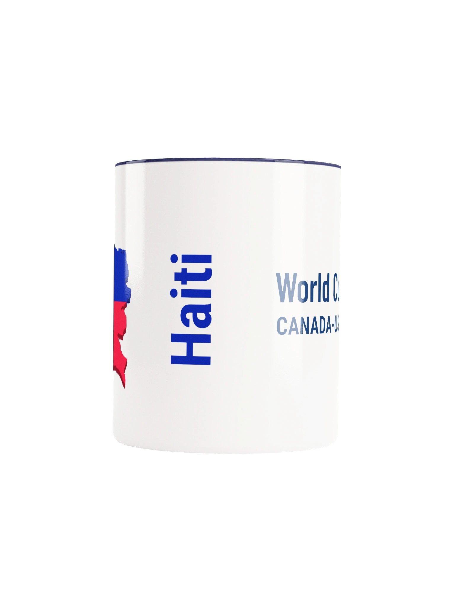 Haiti 2026 World Cup Flag Mug - Haiti Soccer Fan Coffee Cup - Premium Two-Tone Ceramic Mug product image (5)