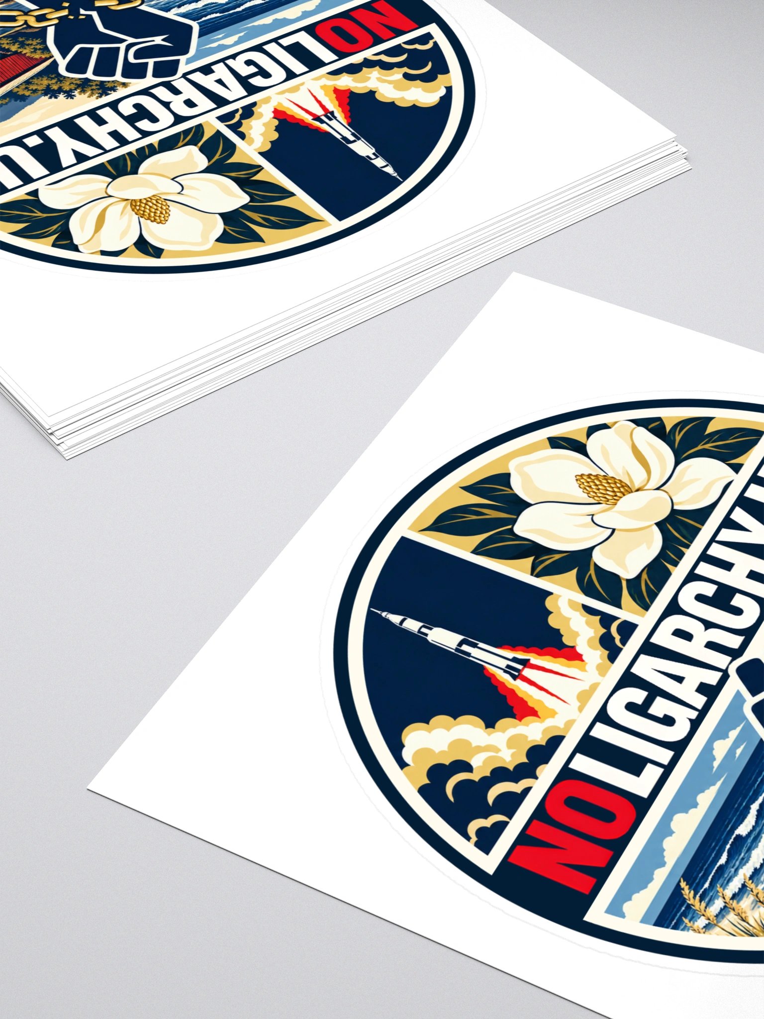 Alabama NOLIGARCHY.US sticker product image (4)