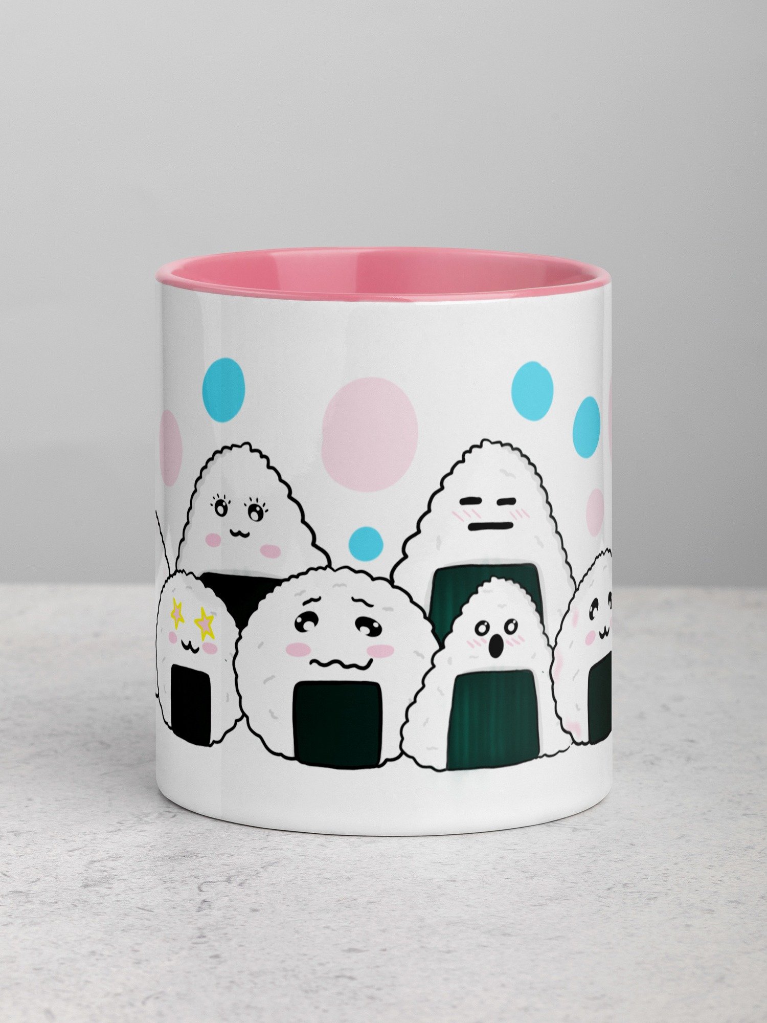 Cute Onigiri Family Mug product image (1)