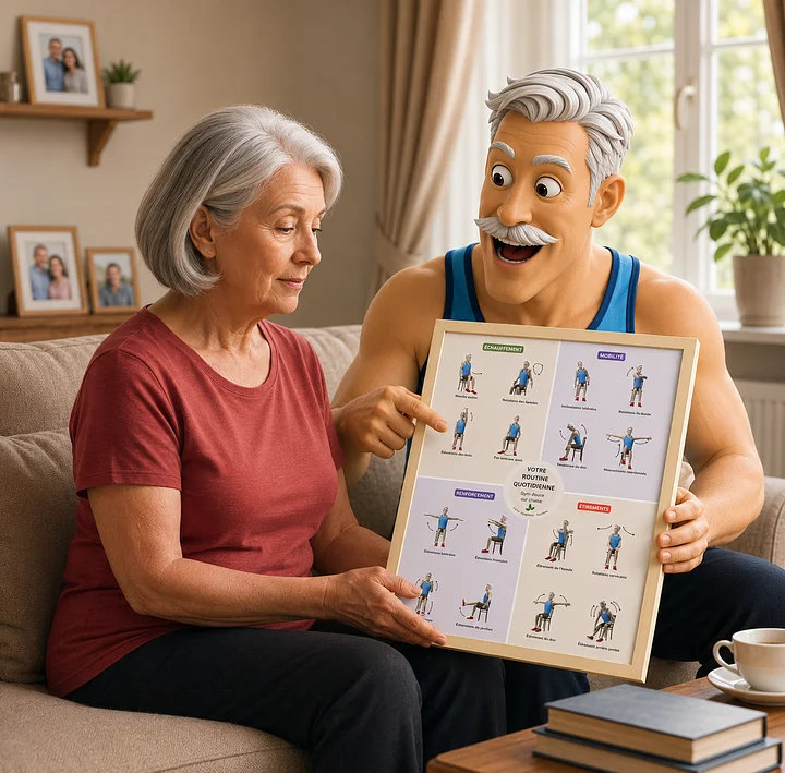 Cadre Gym douce sur chaise pour seniors couleurs product image (2)