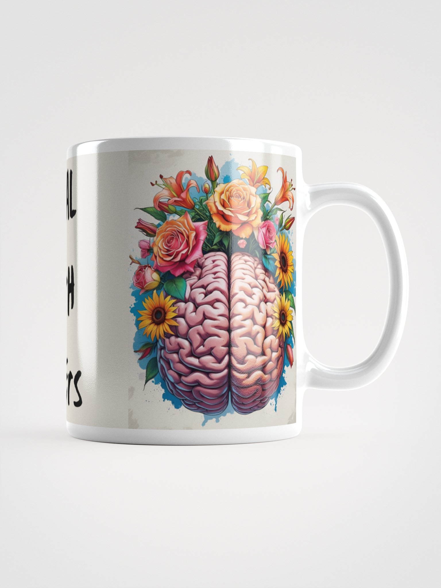 Floral Mental Health Mug product image (4)