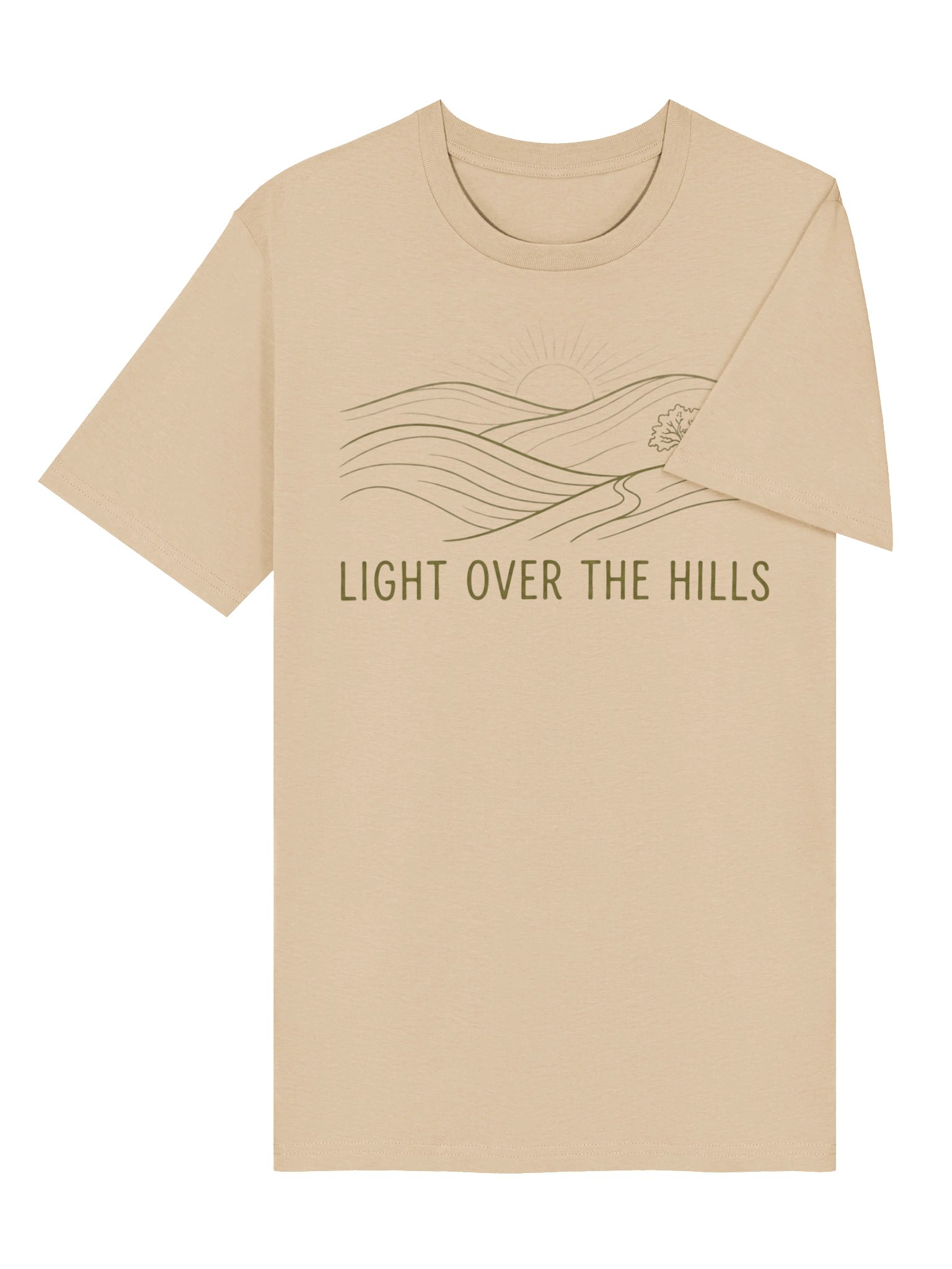 Light Over the Hills – Faith and Hope Organic Cotton T-Shirt product image (3)