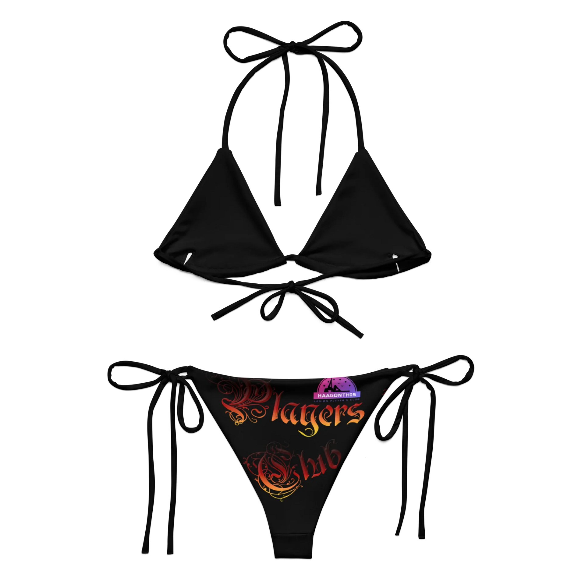 black players full set bikini product image (1)