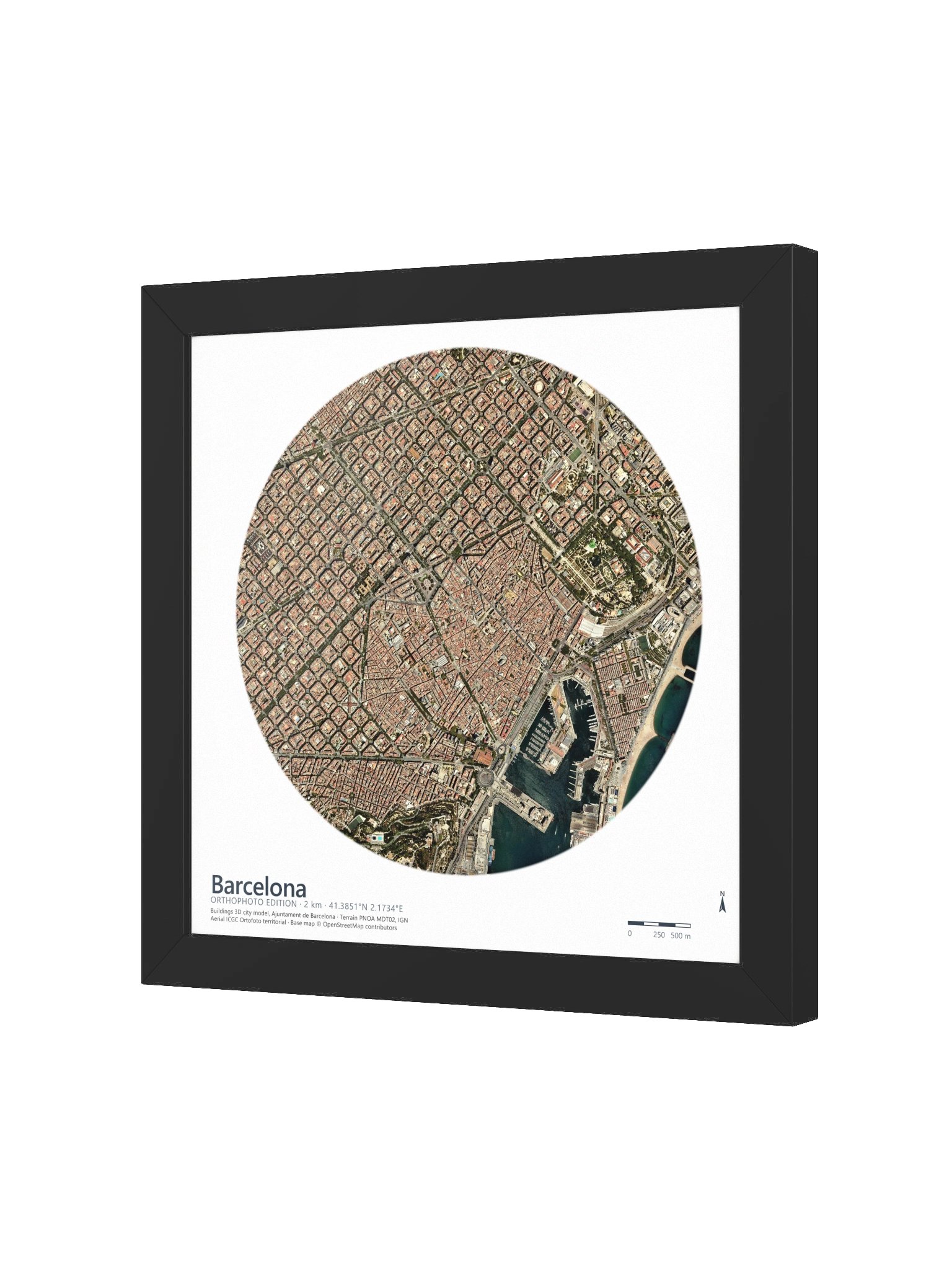 Barcelona: 3D Aerial City Map product image (10)