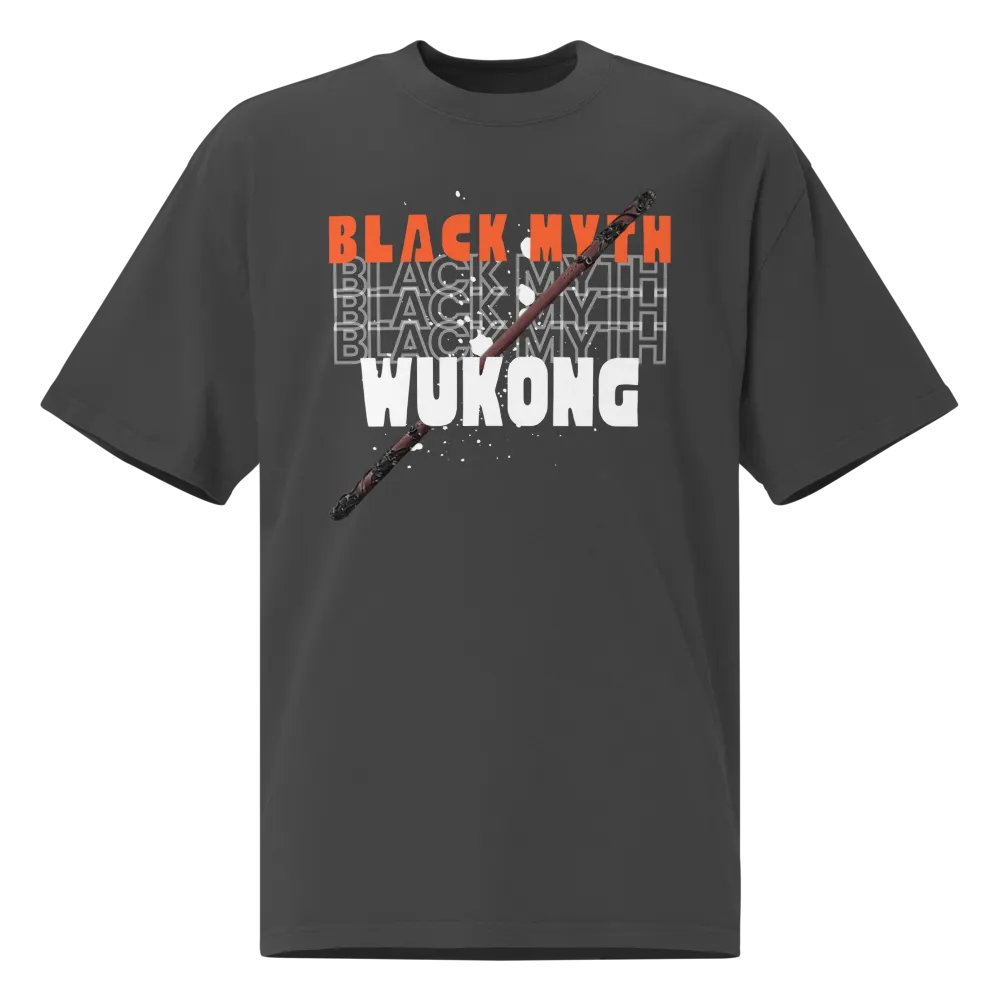 Wukong's Faded Myth Oversized Tee product image (4)