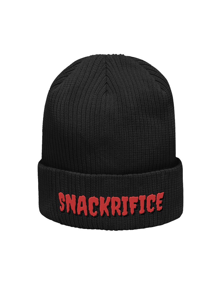 SNACKRIFICE Bold Red Beanie product image (1)