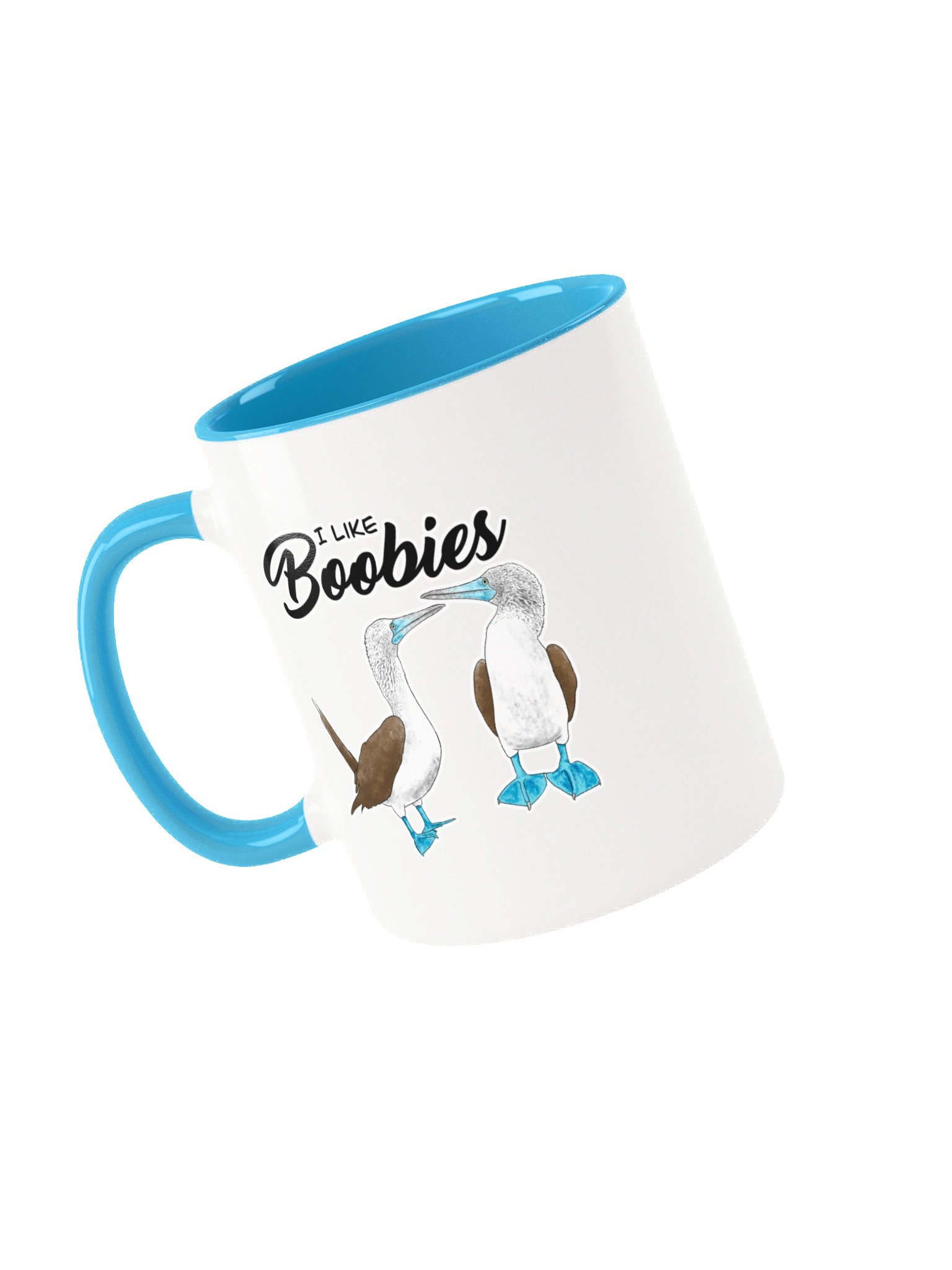 I Like Boobies Mug with Color Inside product image (5)