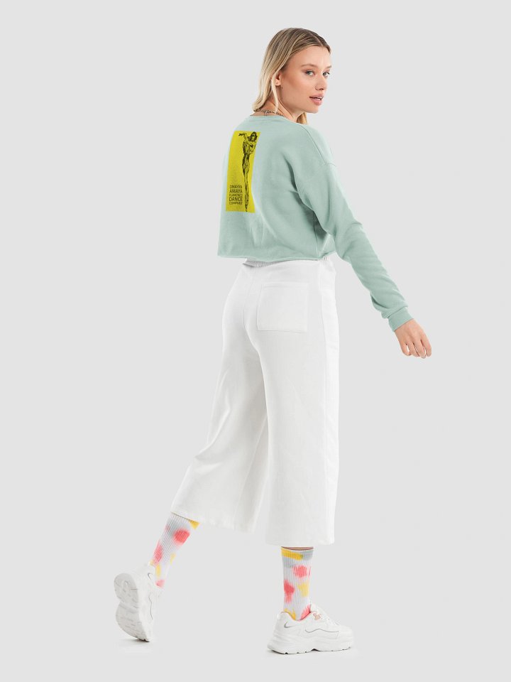 "Carmen" Studio cropped Long Sleeve Yellow/Black product image (1)
