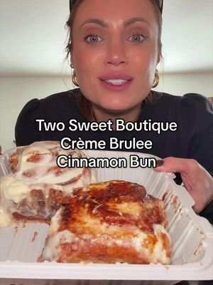 Guess who got carb coma and missed dinner?? This girl but I ain’t mad at it bc @Two Sweet☺️ is THAT good #musteatinmycity #cinnamonroll #sweettreat #phillyfoodies #foodtok 