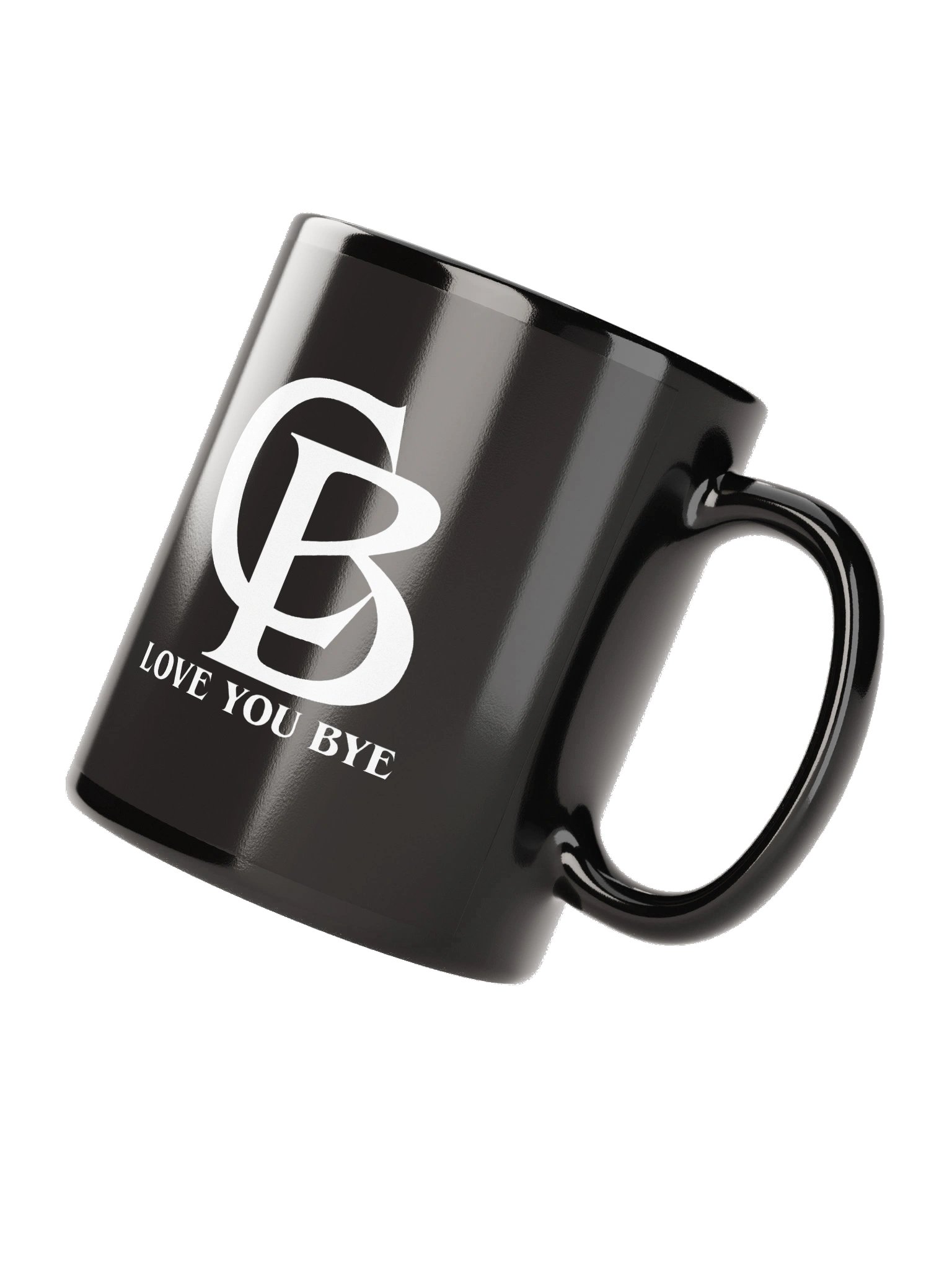 Love You Bye Black Glossy Mug product image (4)