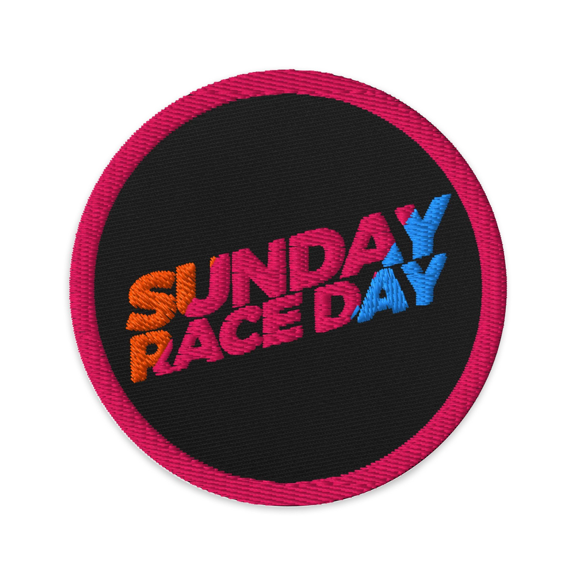 Sunday Race Day Patch product image (1)