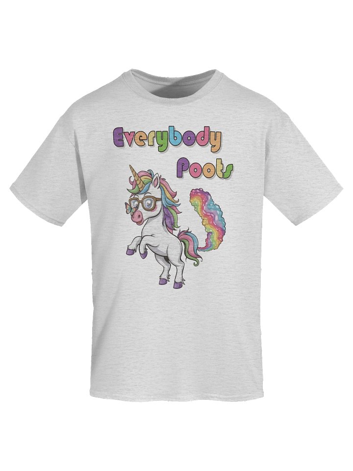 Everybody Poots Unicorn Light Version Unisex Heavyweight Graphic T-shirt product image (1)