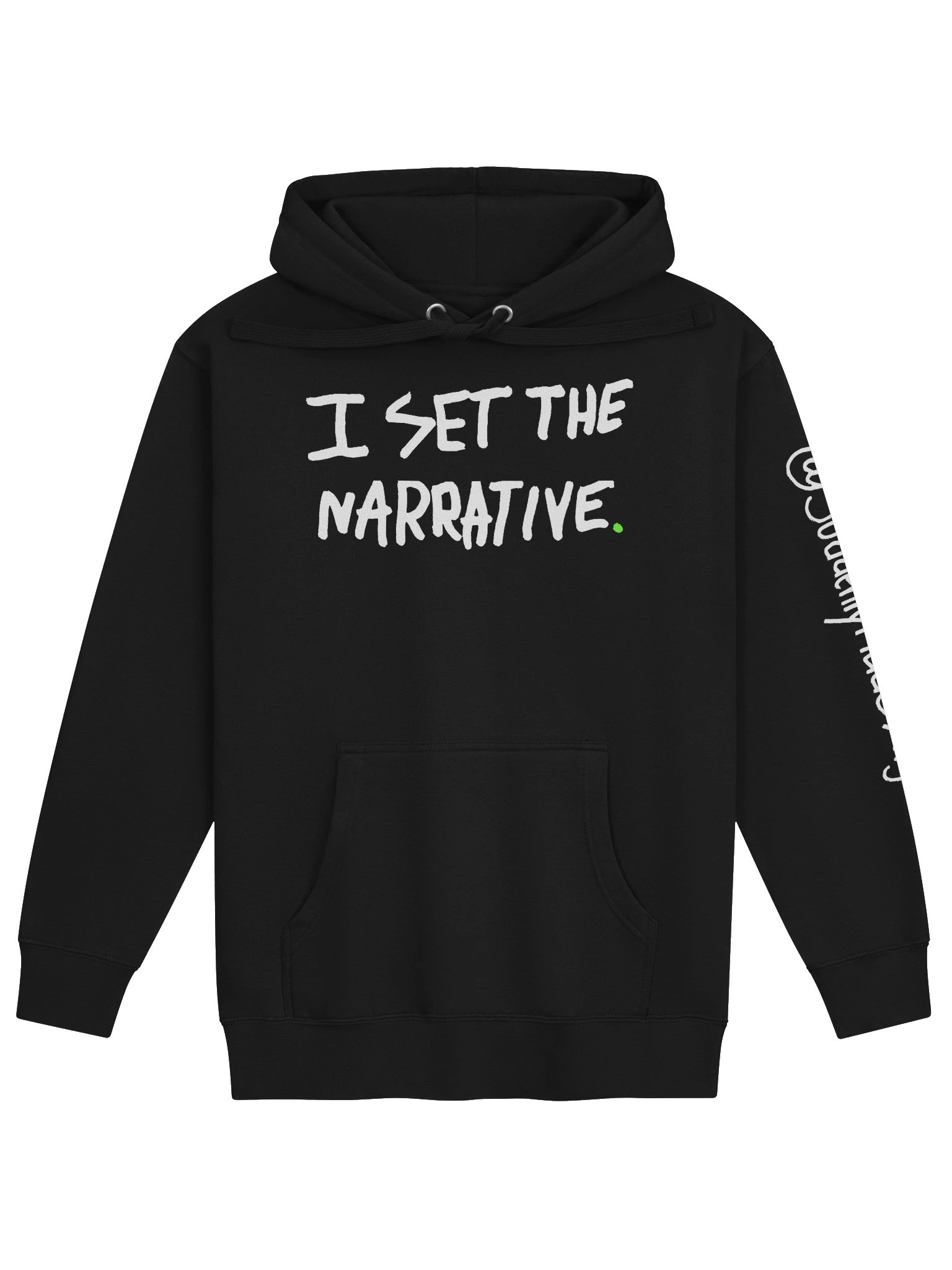 Blackout Hoodie — I Set the Narrative product image (1)