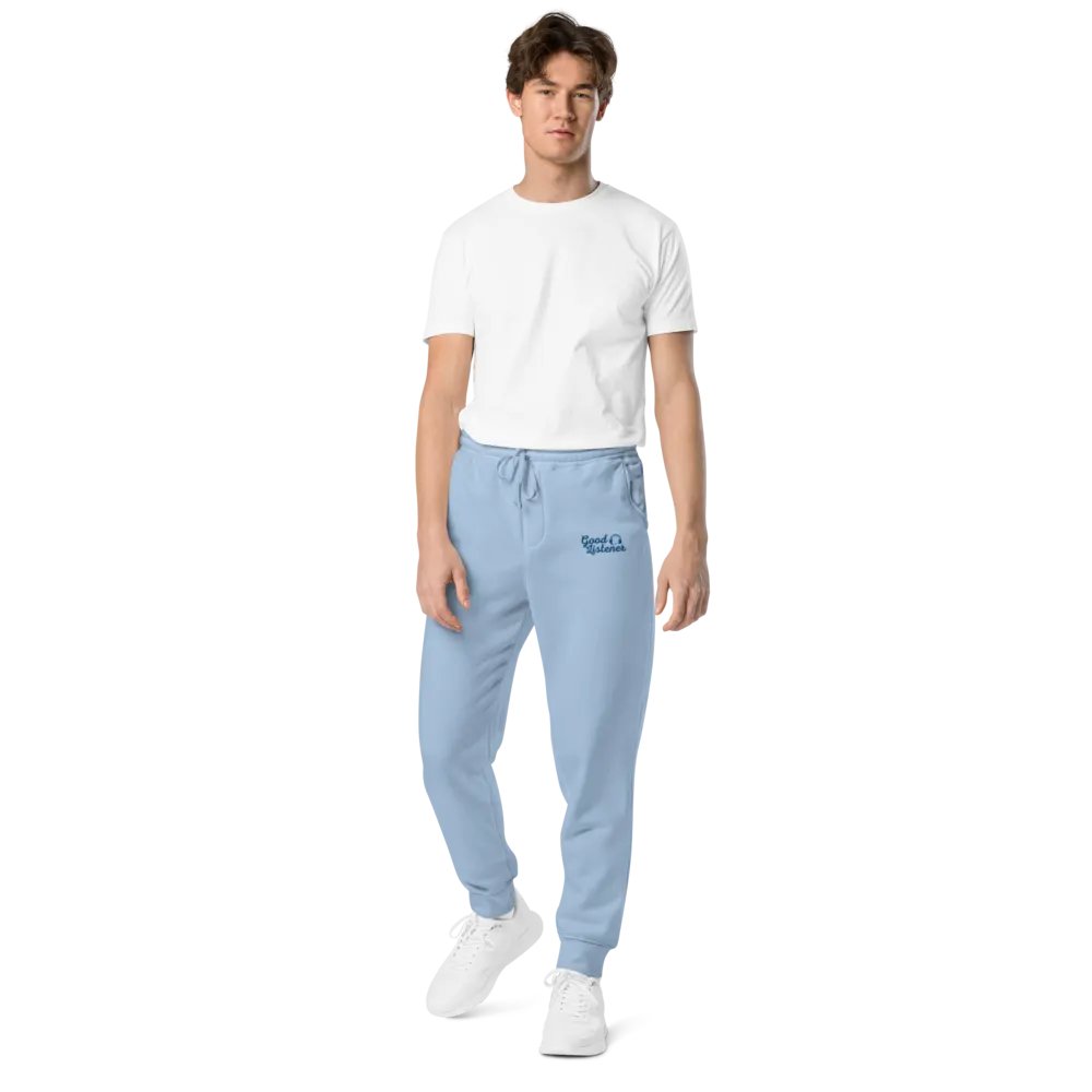 Powder Blue Good Listener Logo Sweats product image (8)
