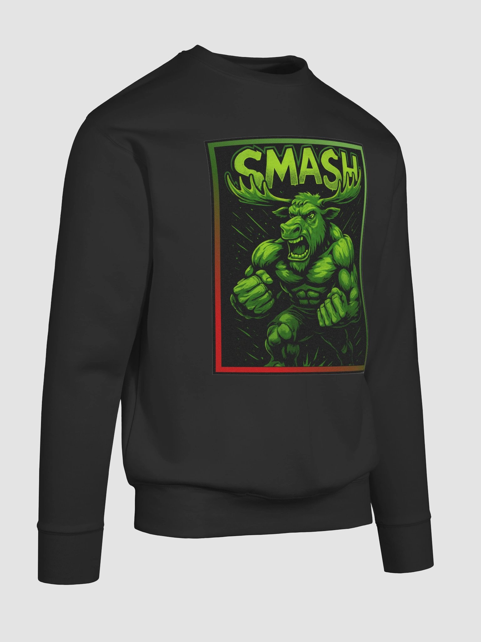 "SMASH" premium cotton sweatshirt product image (5)