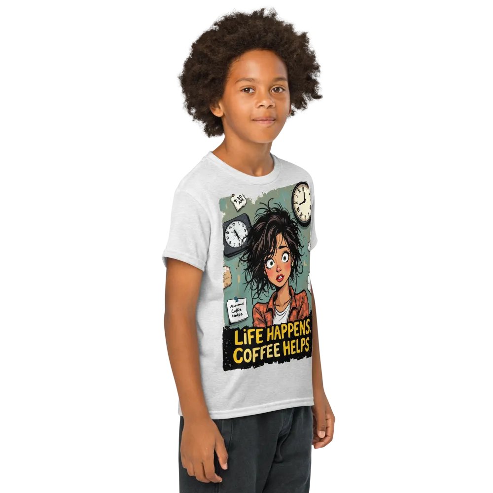 Life Happens Coffee Lover's Youth Tee product image (69)