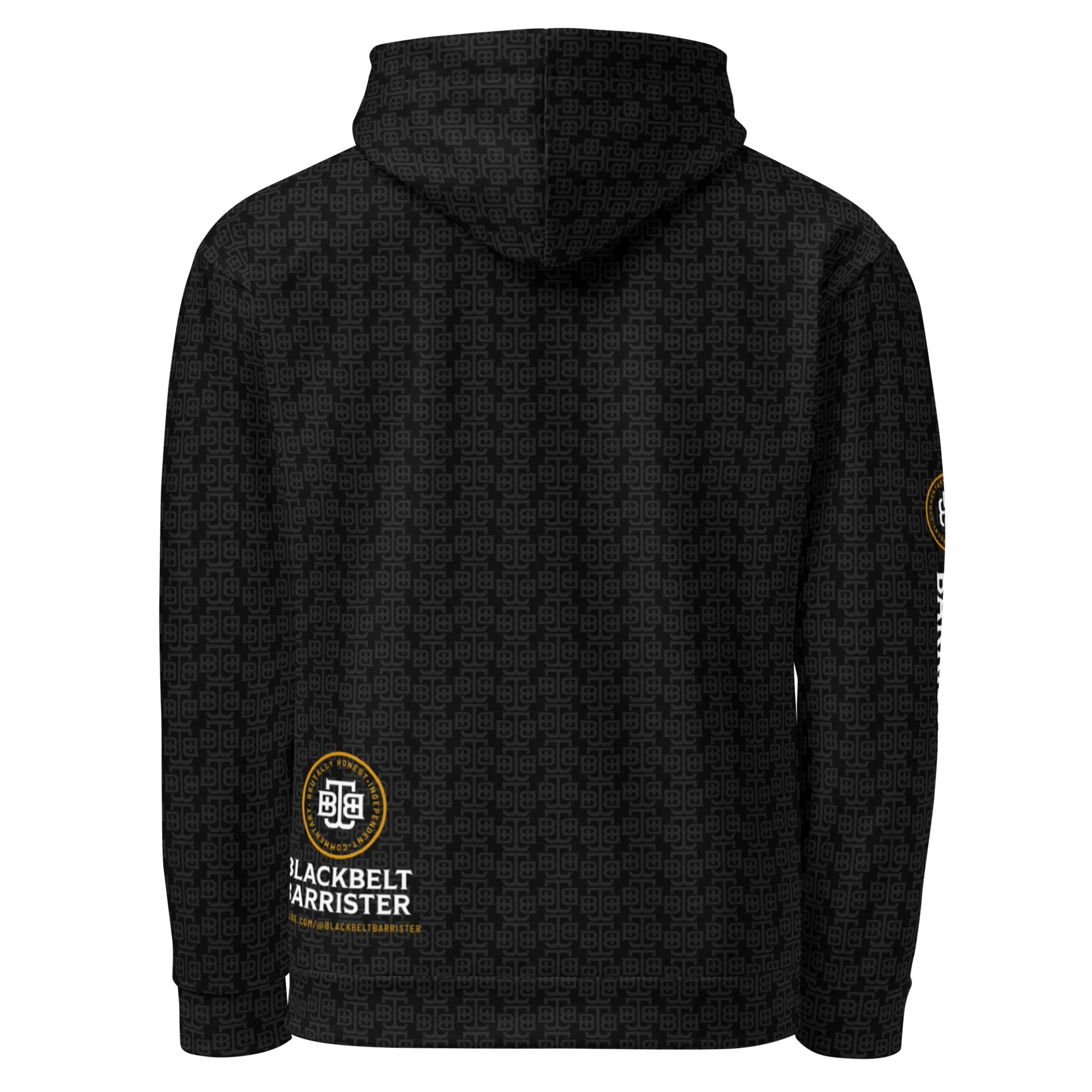 BBB All Over Print Black Hoodie product image (3)