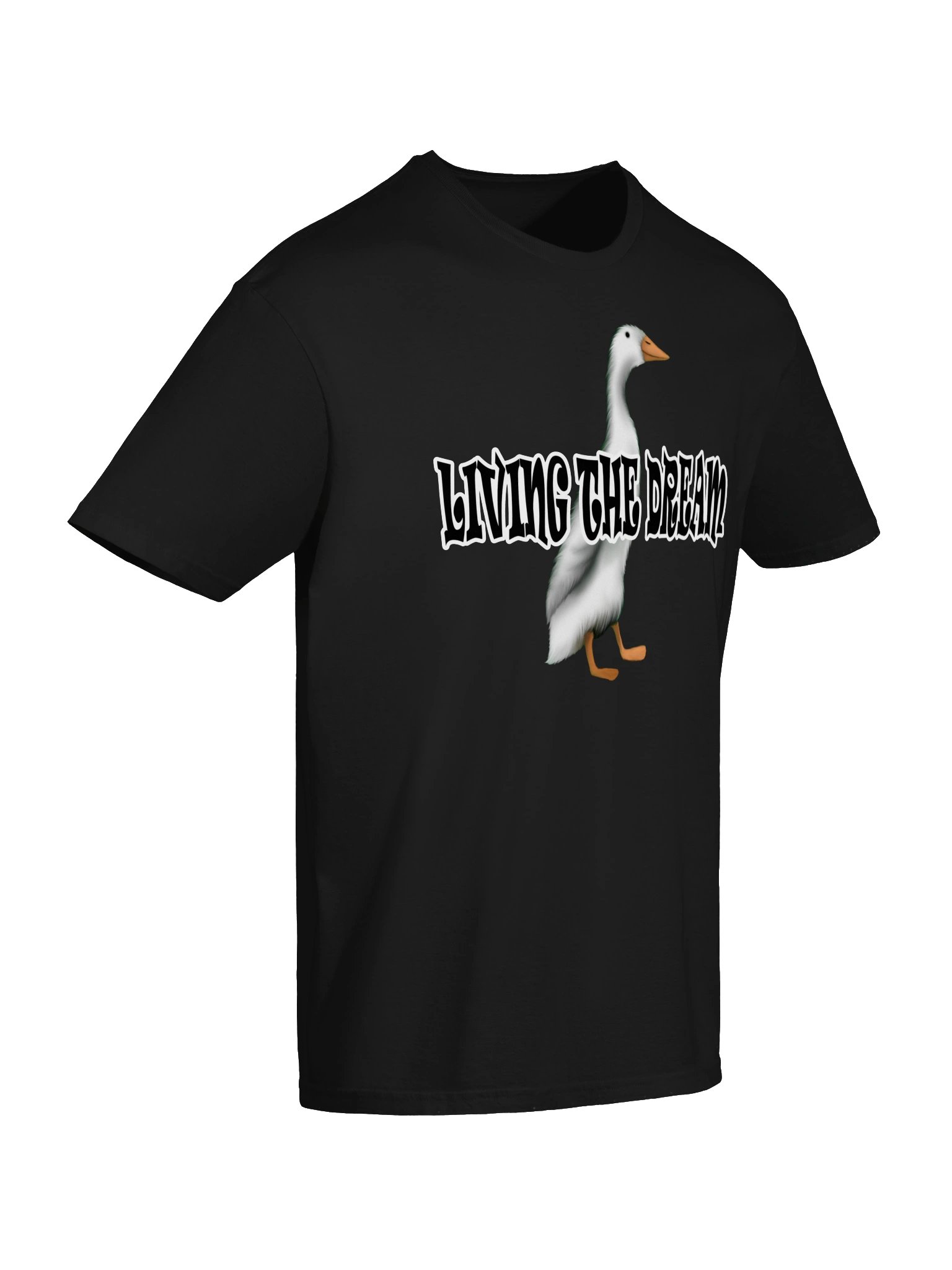 Duck "LIVING THE DREAM" T-Shirt. Unisex Gildan Softstyle T-Shirt product image (5)