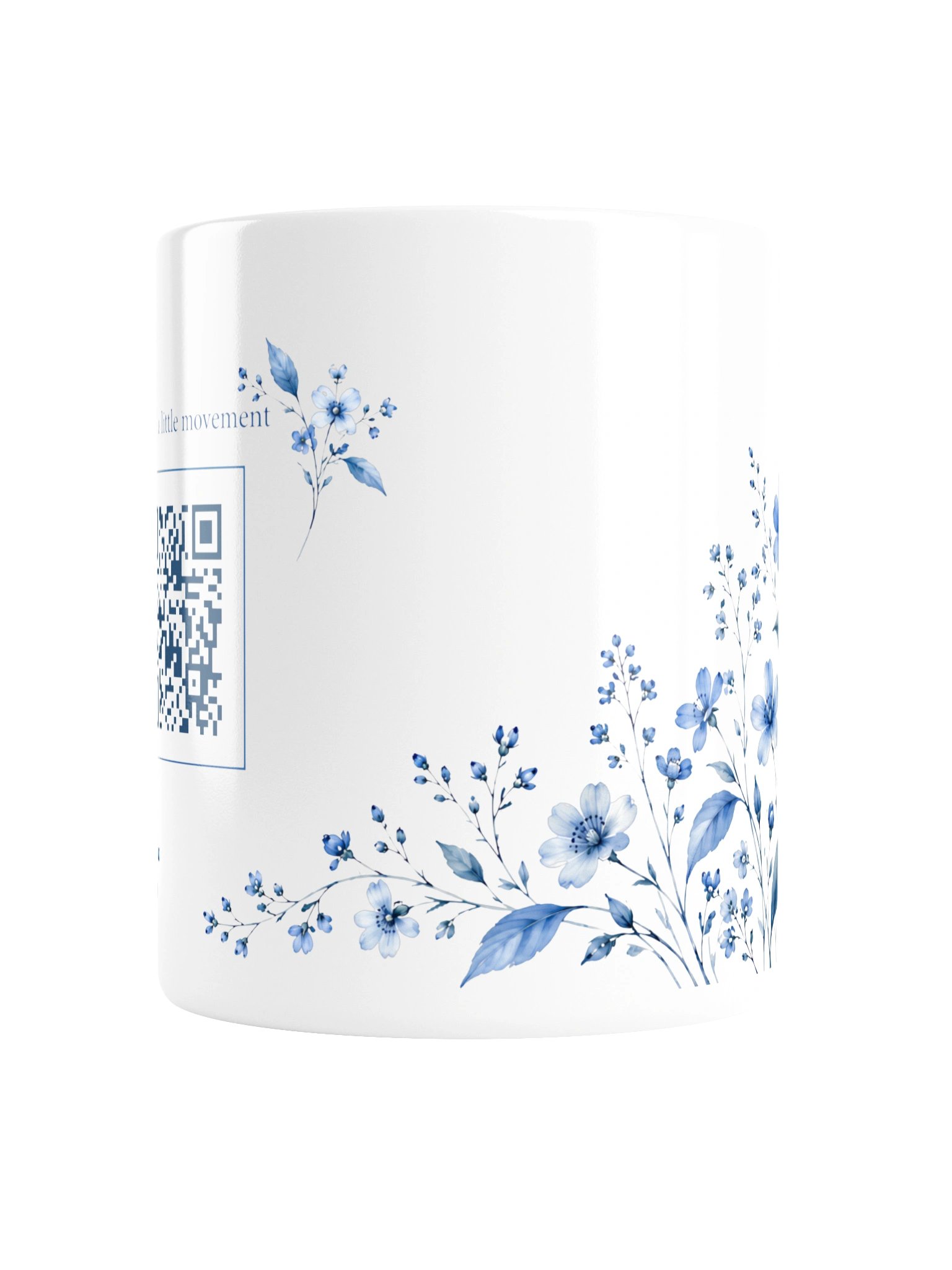 Let’s Move a Little Mug | Blue Botanical product image (3)