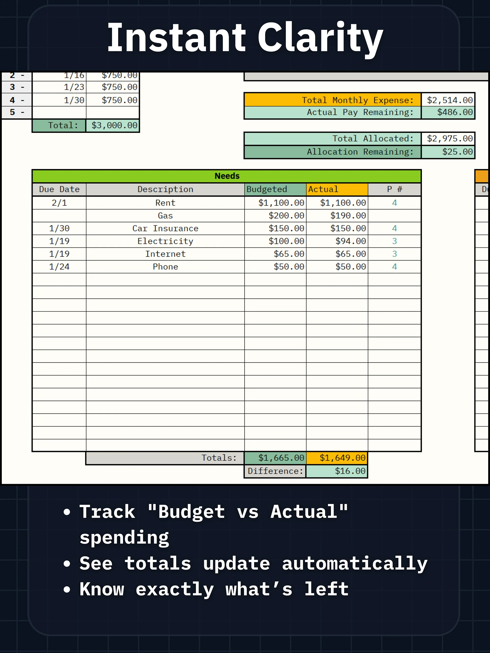 Paycheck Budget Planner (Free) product image (3)