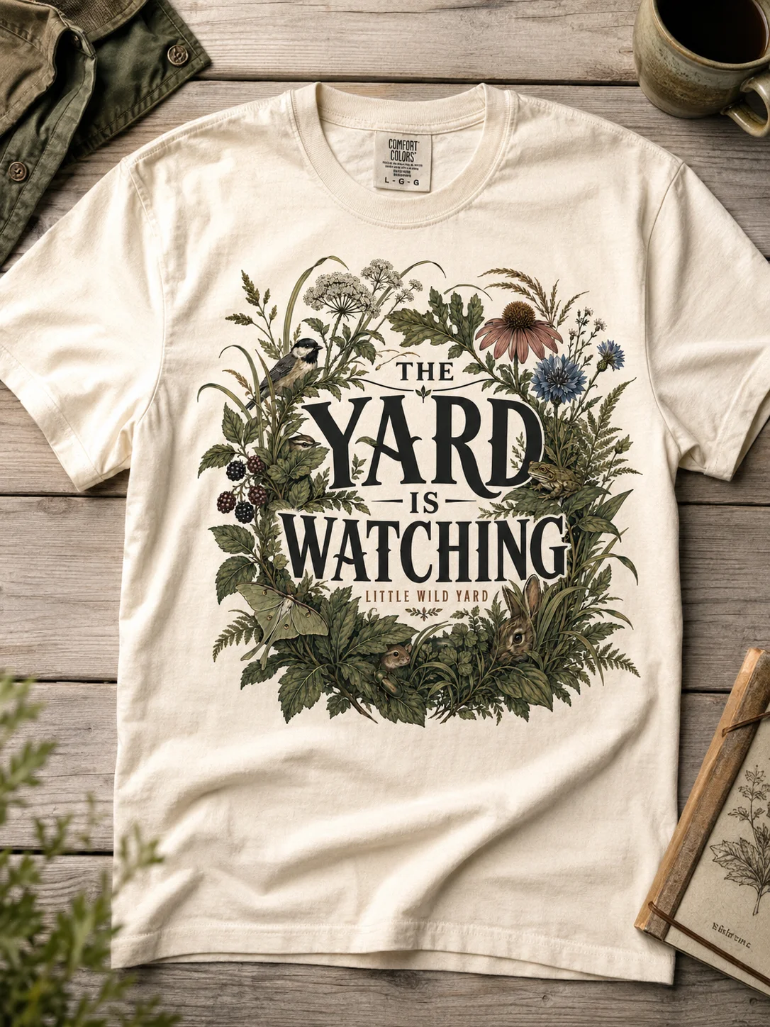 The Yard Is Watching T-shirt product image (1)
