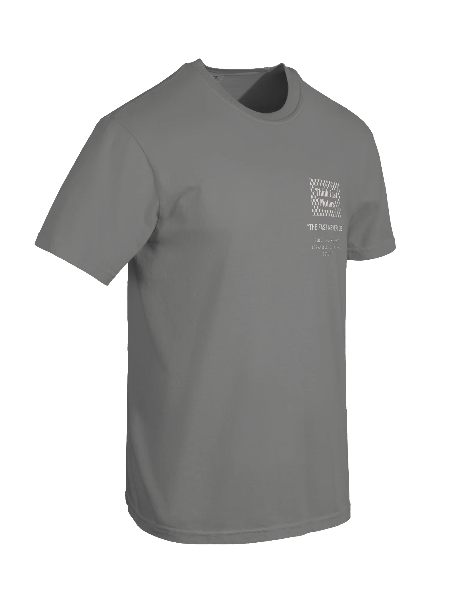 The Fast Never Die Tee - Grey product image (6)