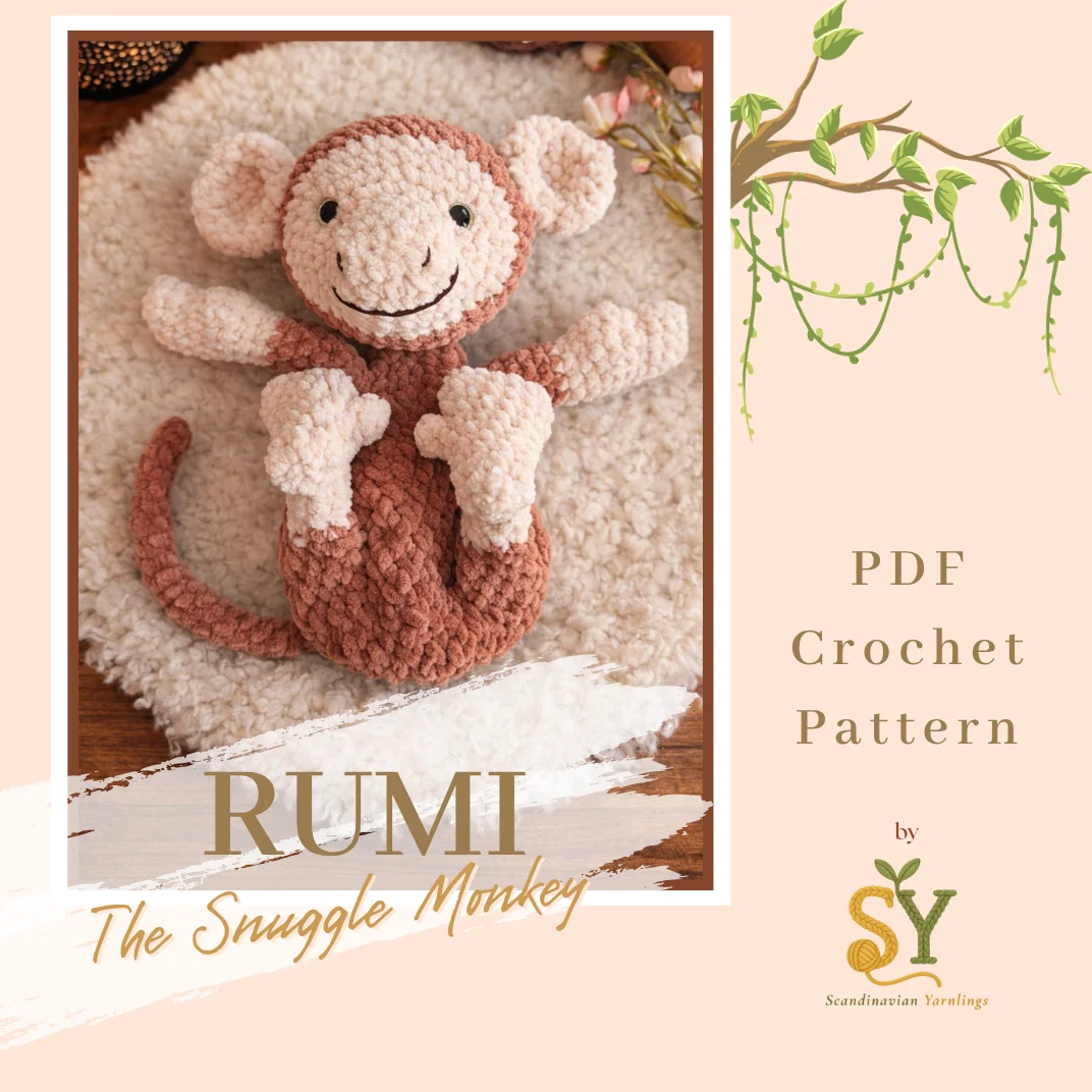 Crochet Pattern: Rumi the Snuggle Monkey PDF product image (1)