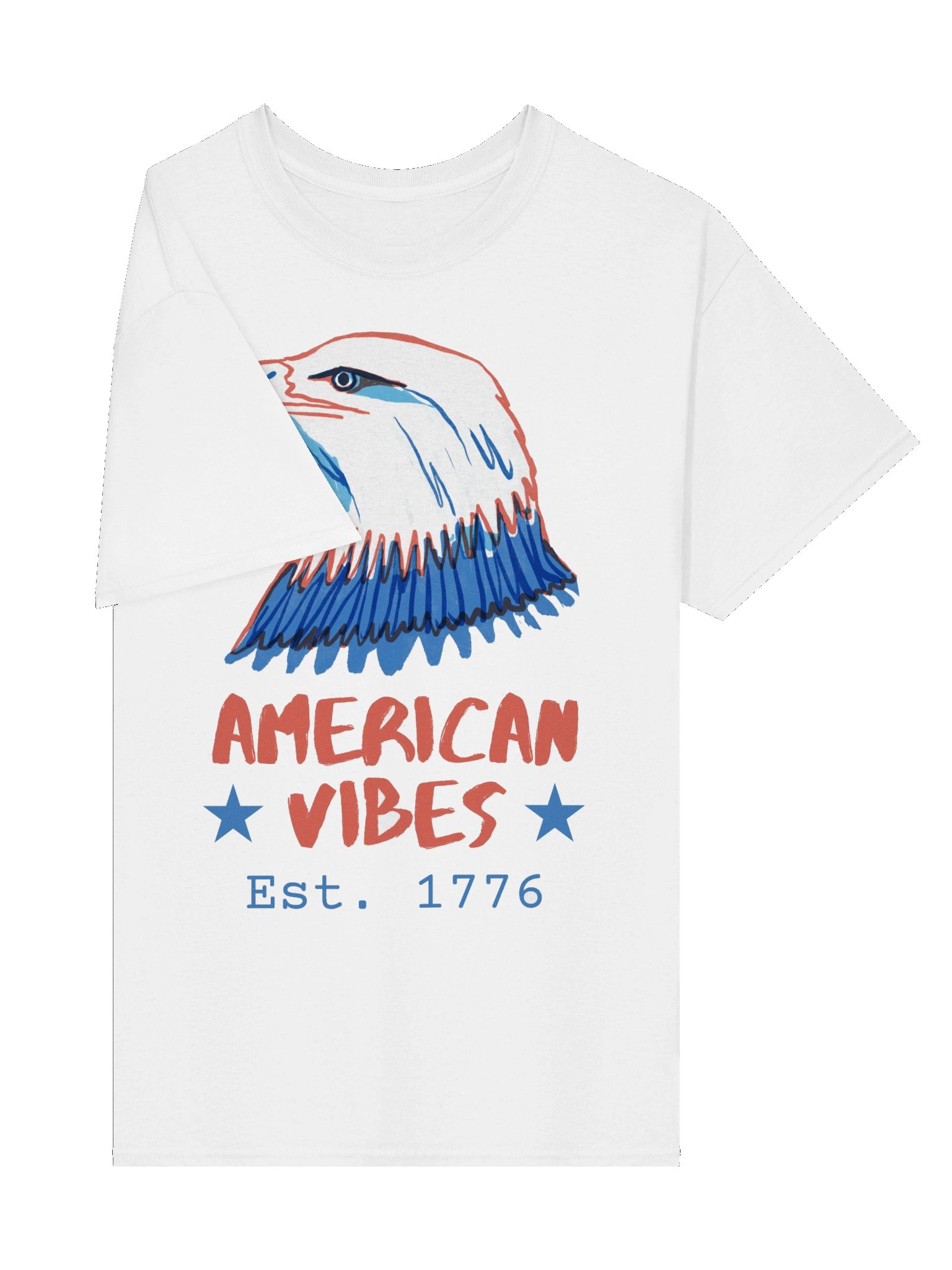 American Vibes Est. 1776 — Heritage Eagle Tee product image (4)