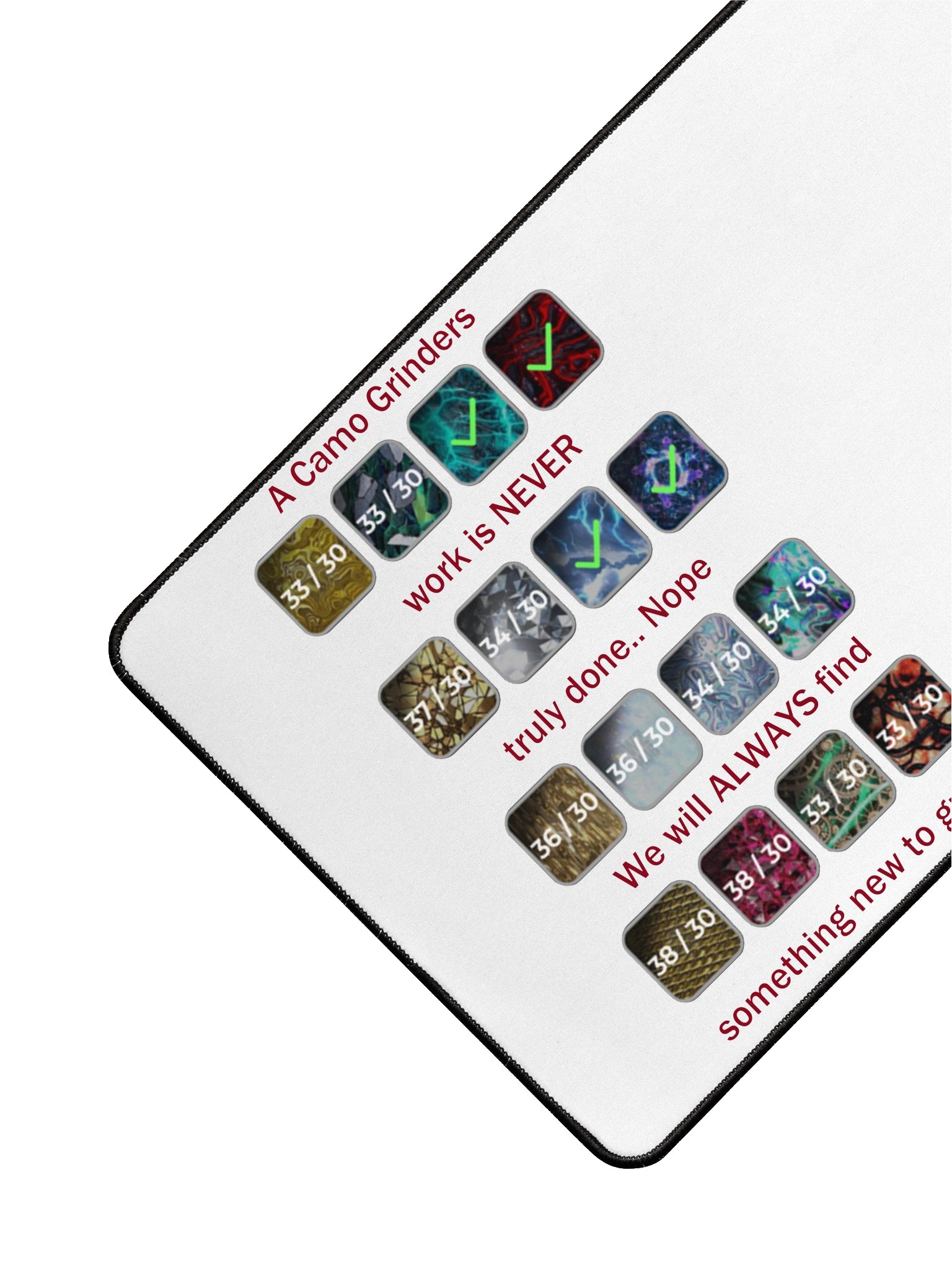 Camo Grinder Desk Mat v2 product image (3)