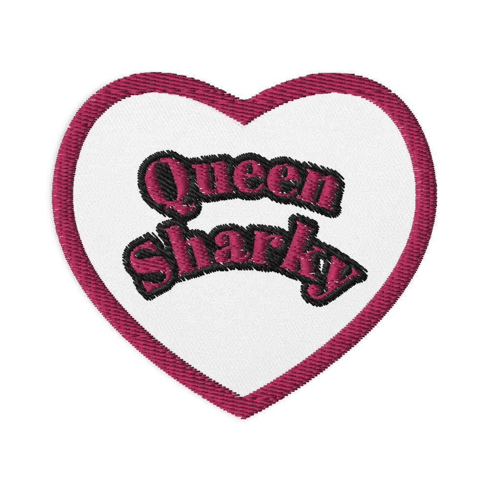 Queen Sharky embroidered badge product image (1)