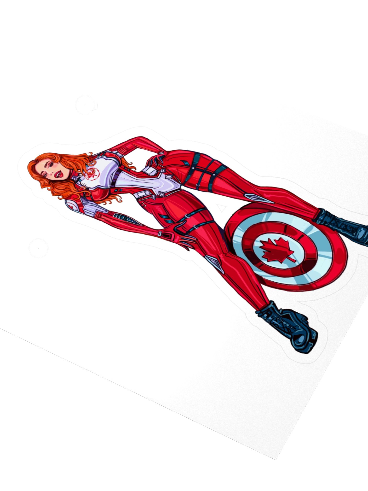 Captain Canada Sticker product image (3)