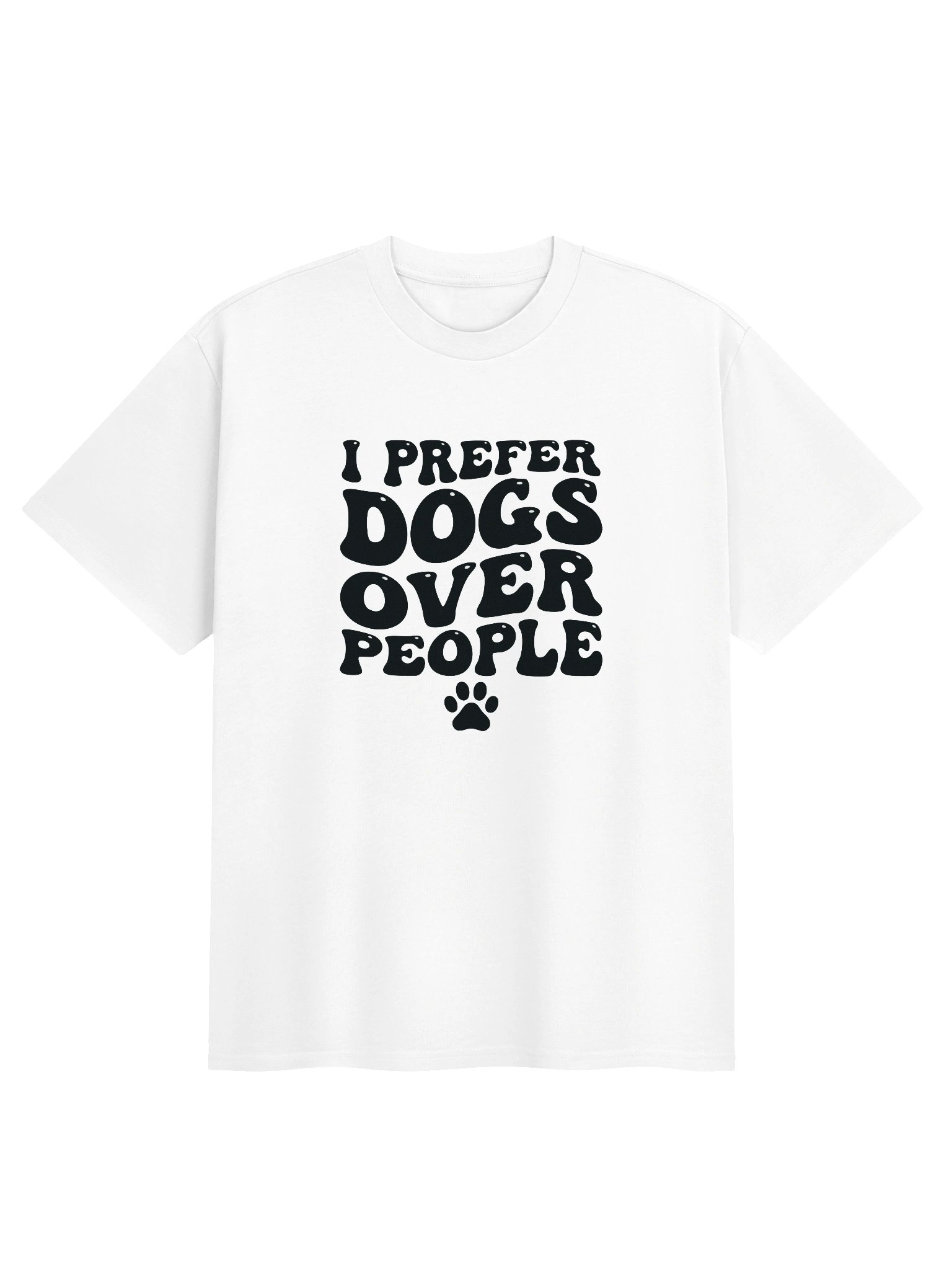 I Prefer Dogs Over People Heavy Tee product image (2)
