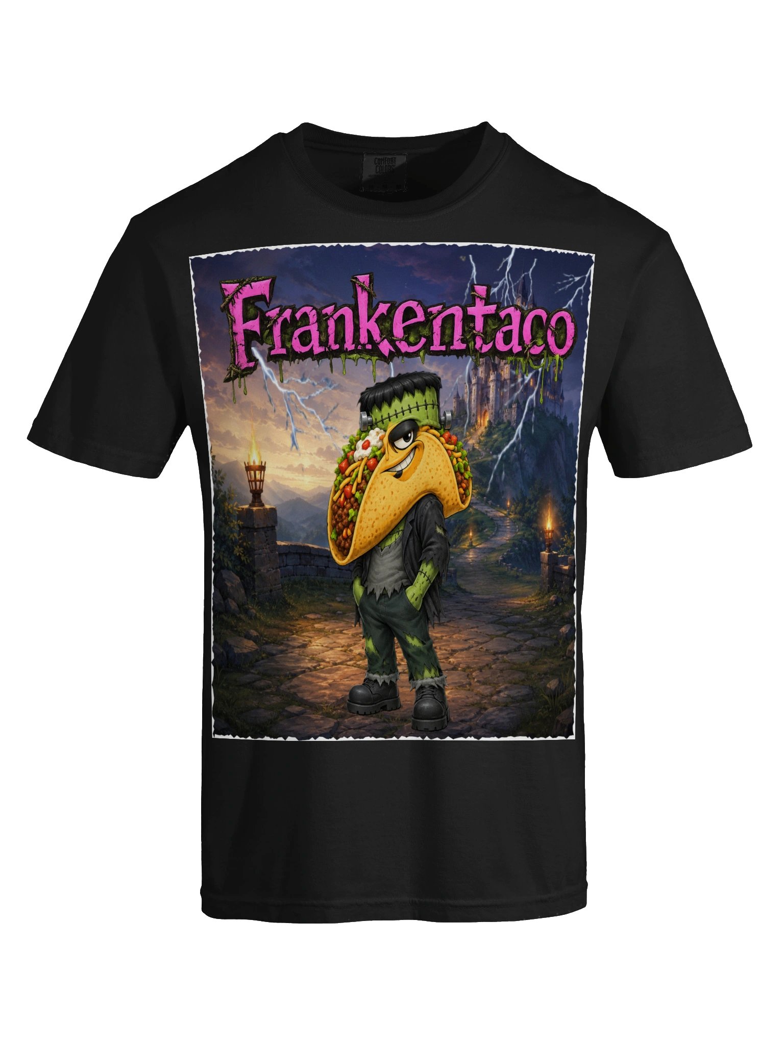 Frankentaco Fantasy Monster Tee - The Taco Family product image (56)