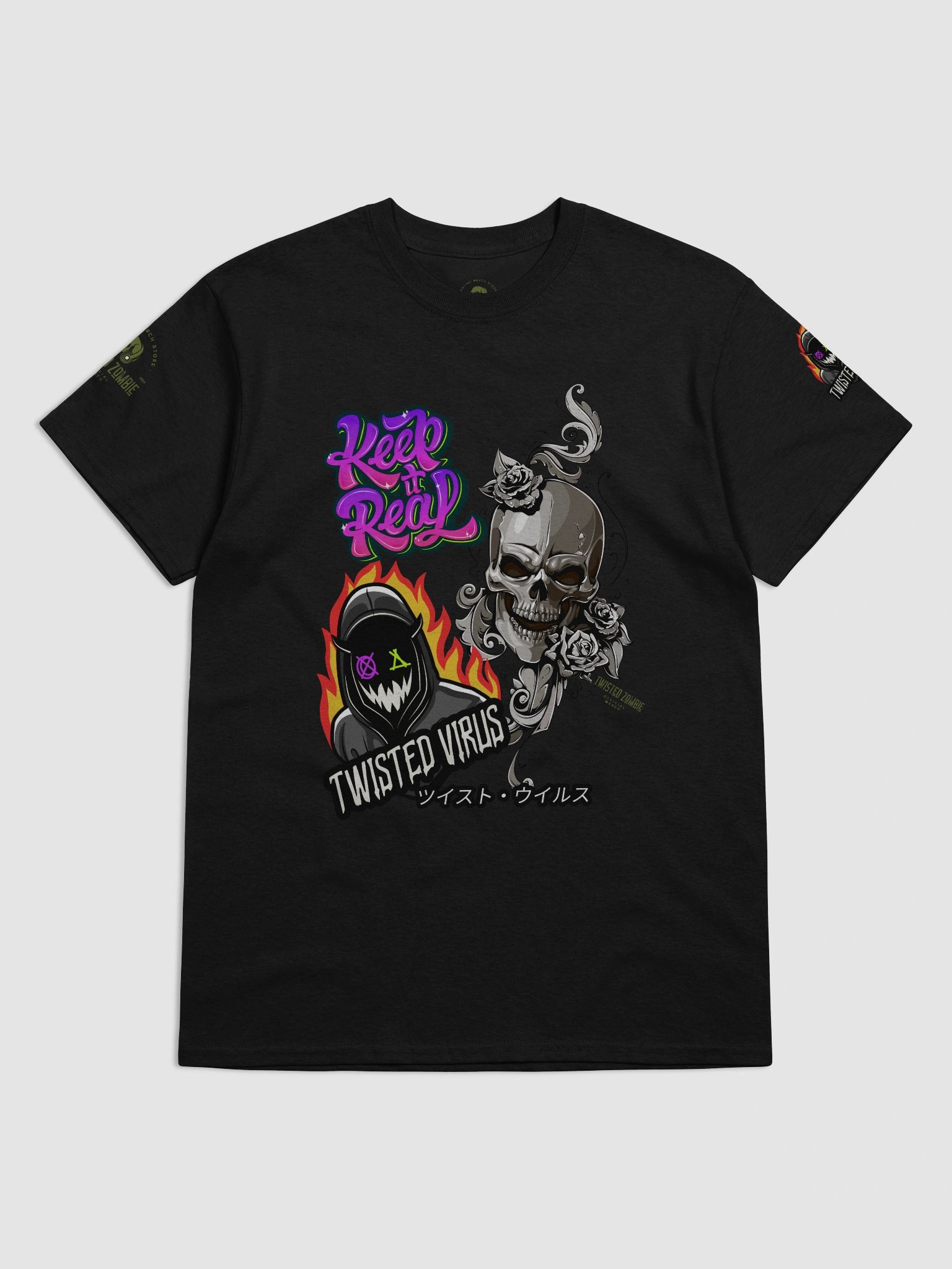 Twisted Virus: KEEP IT REAL T-shirt product image (17)