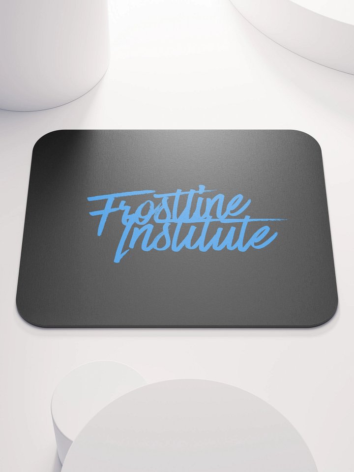 Frostline Logo Mouse Pad Black product image (1)