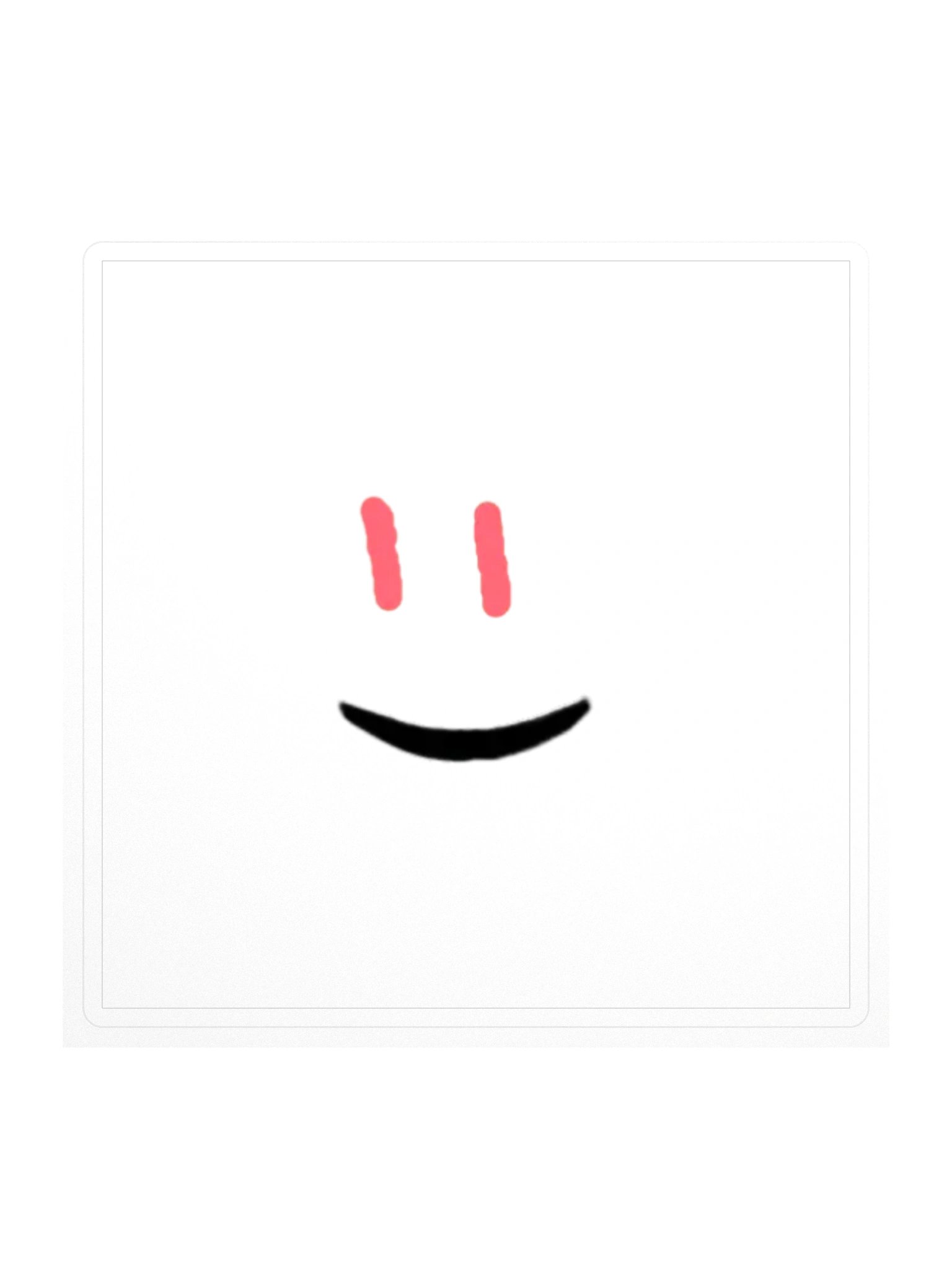red: SMILEY STICKER product image (1)