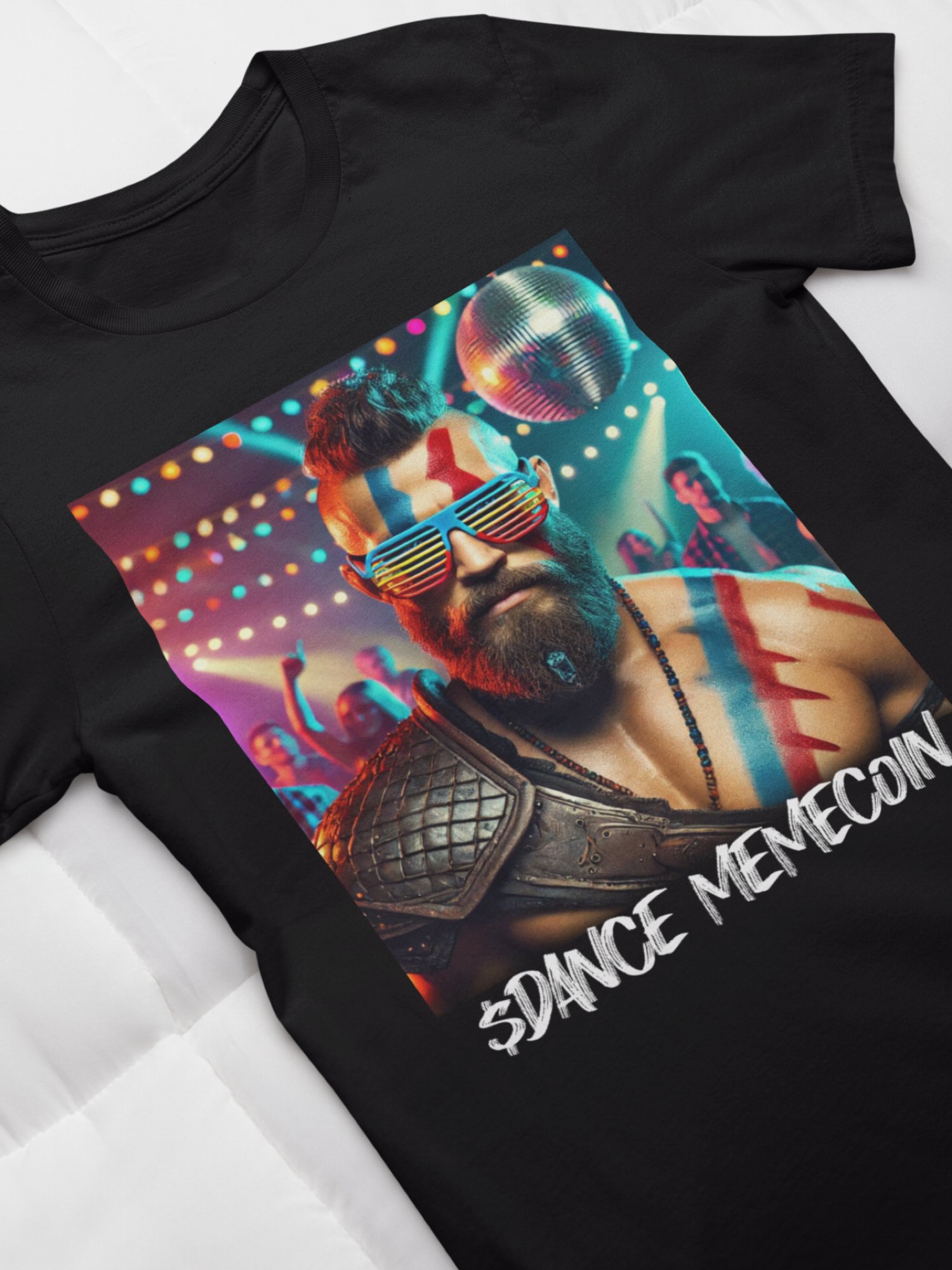 VIKING PARTY IN VALHALLA - DANCE MEMECOIN - PREMIUM TEE - BLACK product image (1)