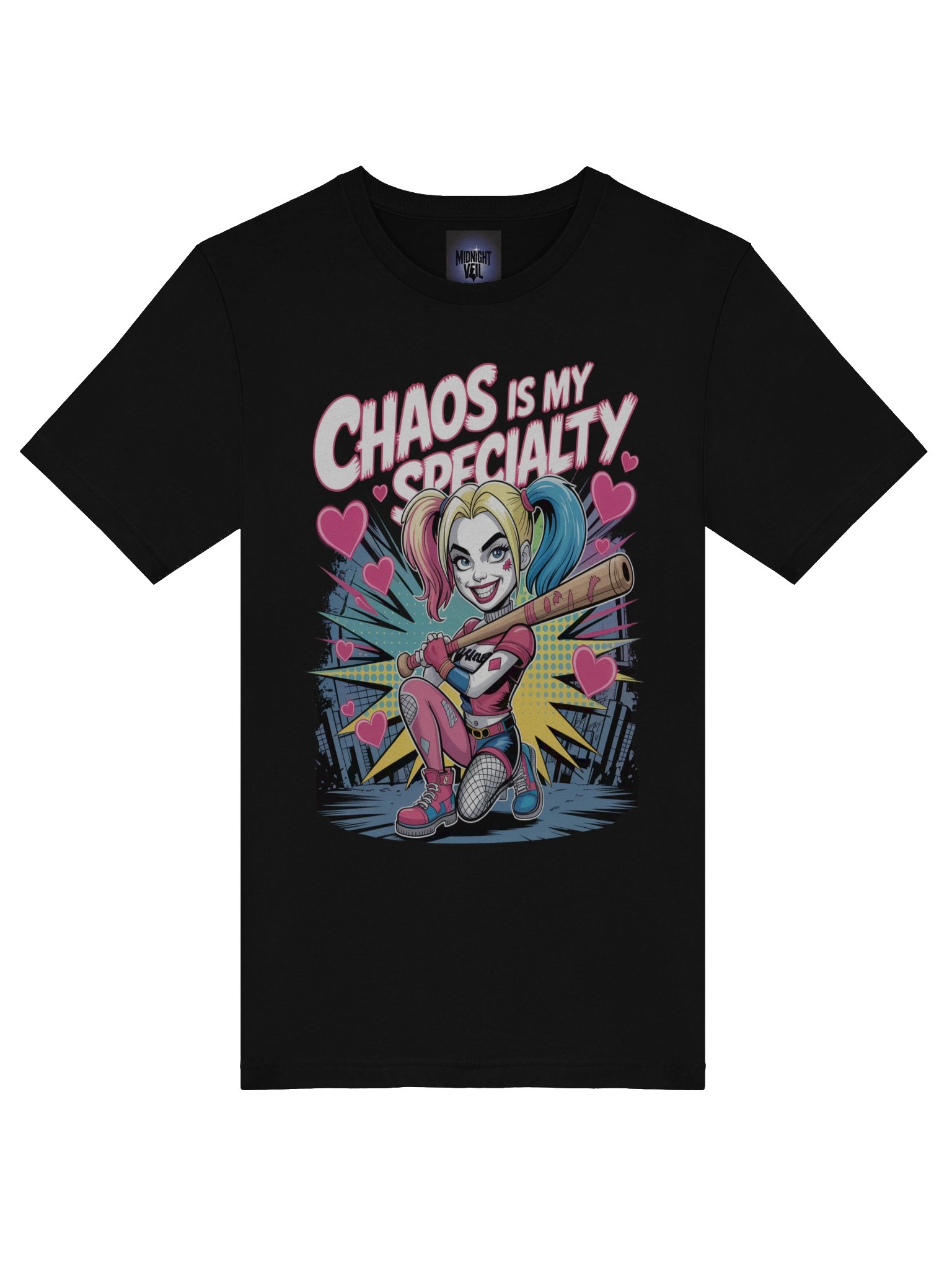Chaotic Charisma: Harley Quinn Chaos is My Speciality T-Shirt product image (7)