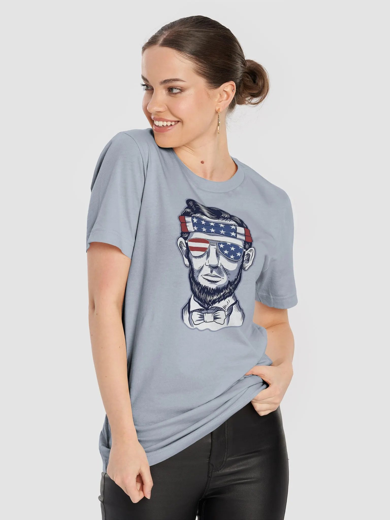 Patriotic Abe Premium T-shirt product image (8)