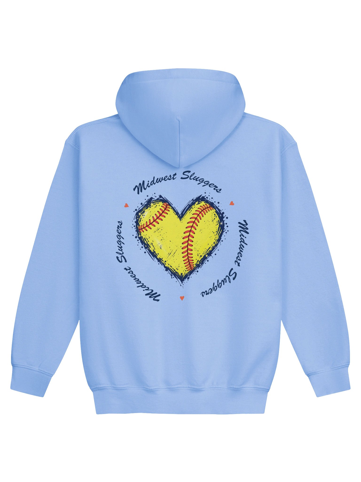 Sluggers Heart Youth Hoodie product image (1)