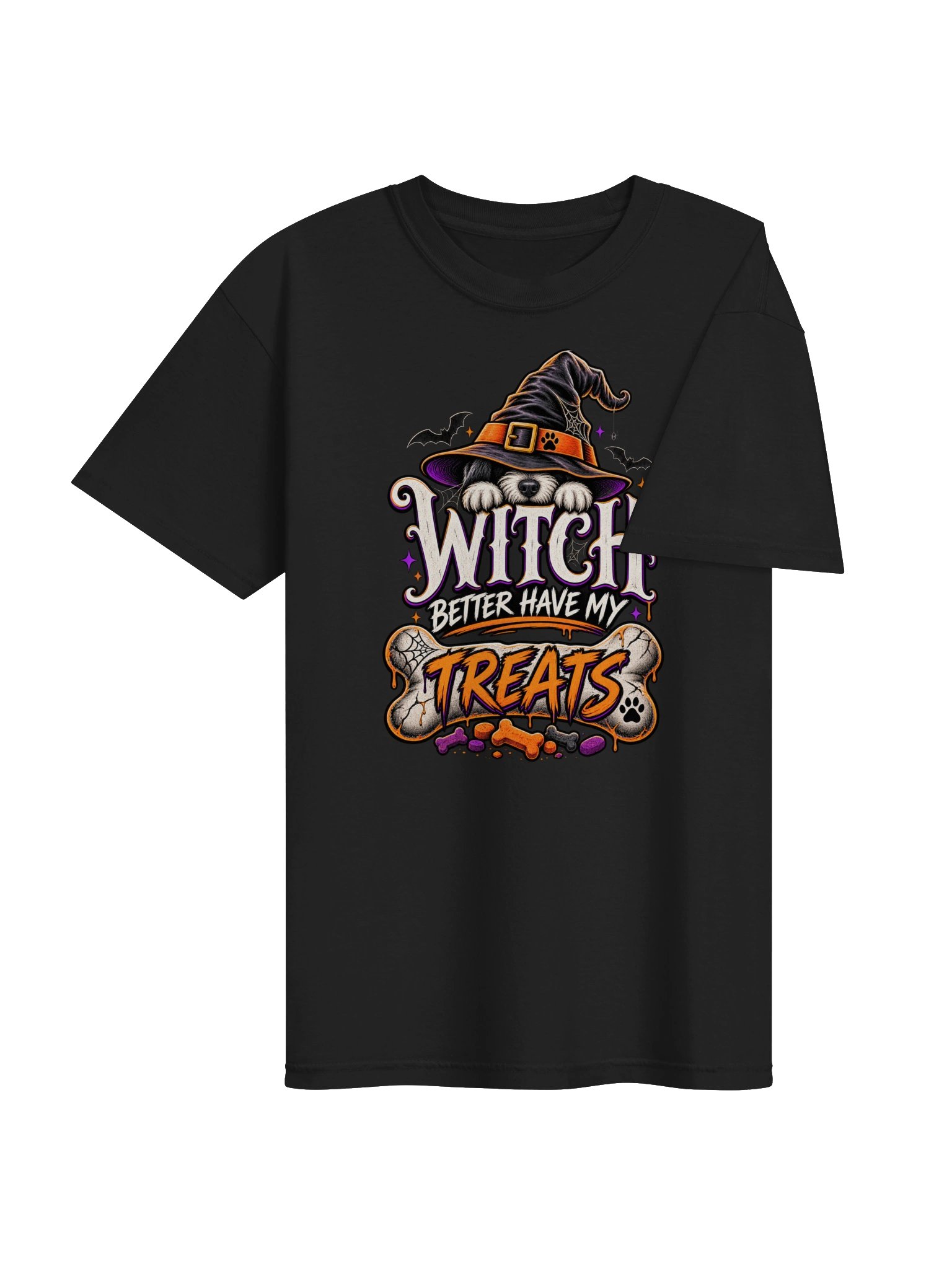 Witch Better Have My Treats Halloween T-Shirt – Funny Dog Lover Tee product image (6)
