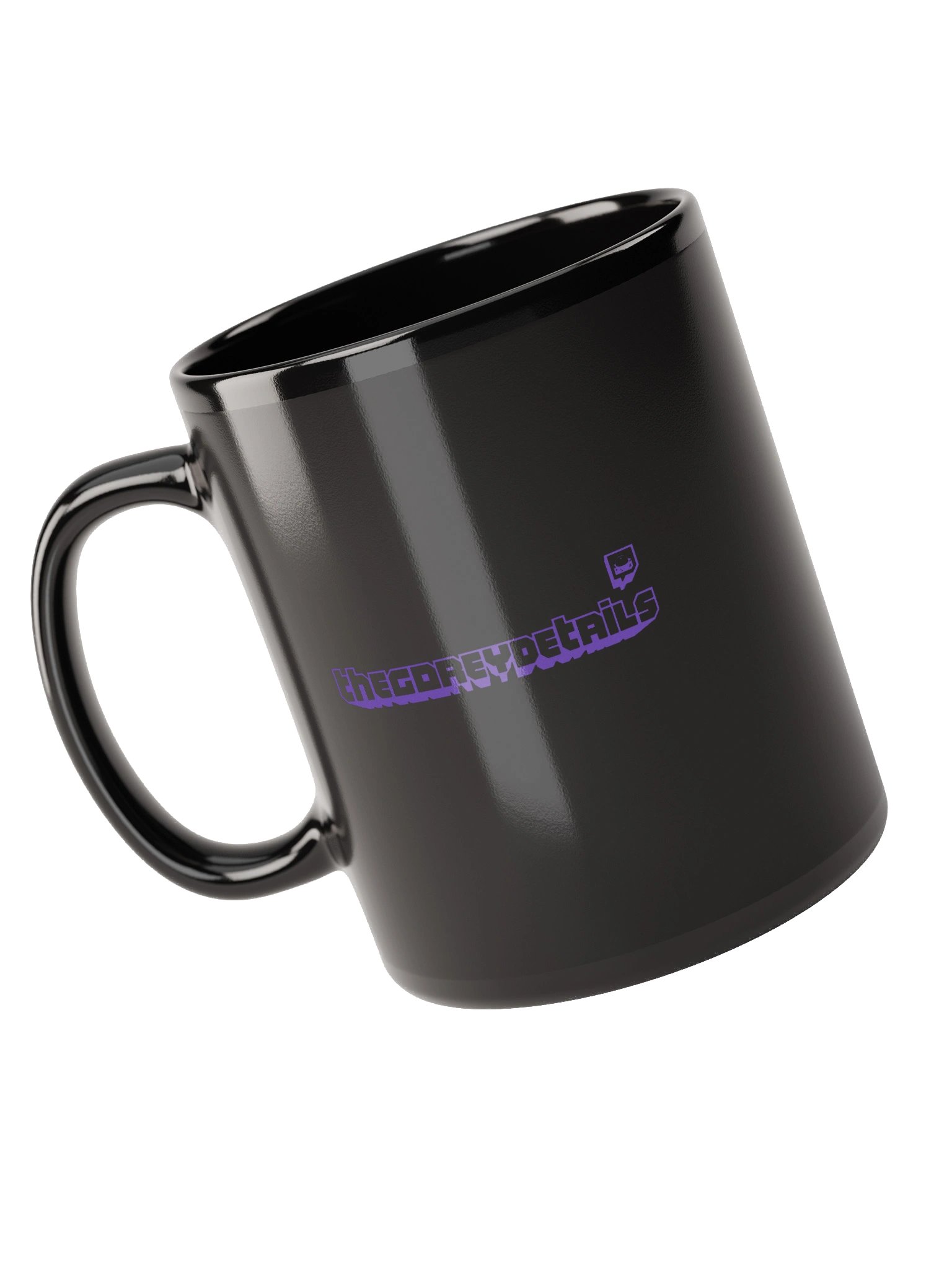 TTV White - Black Glossy Mug product image (9)