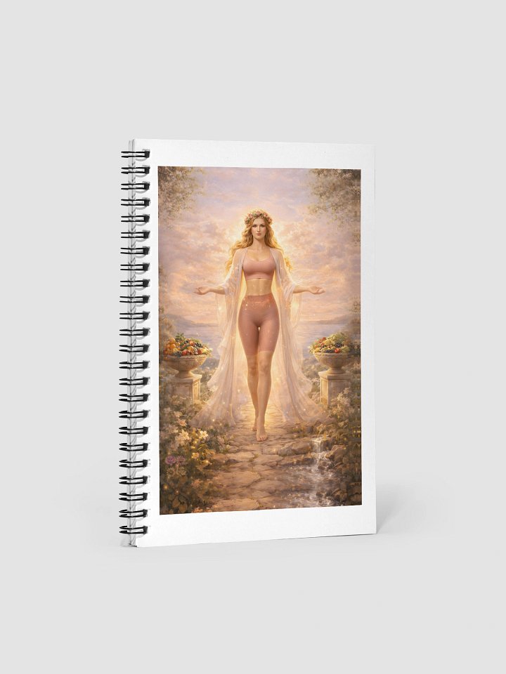 Beauty with Venus, Goddess Ritual Spiral Notebook product image (1)