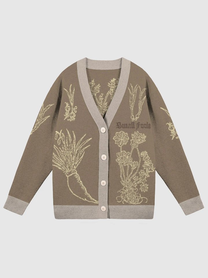 16th Century Herbology Treatise Cardigan - Loam product image (1)