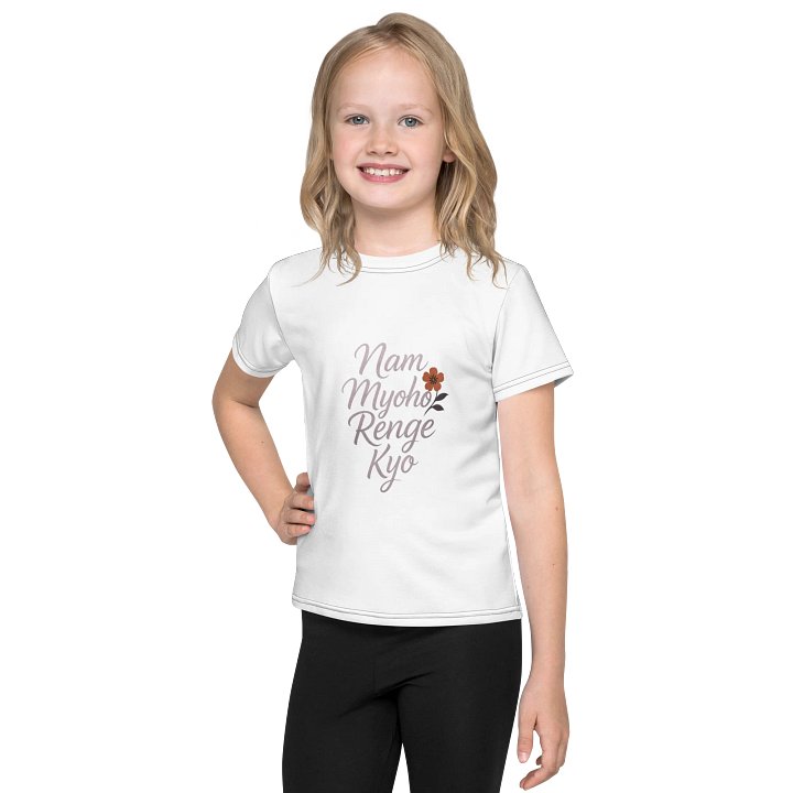 Kids T-Shirt - Nichiren Buddhism Sacred Mantra for Young Practitioners product image (1)