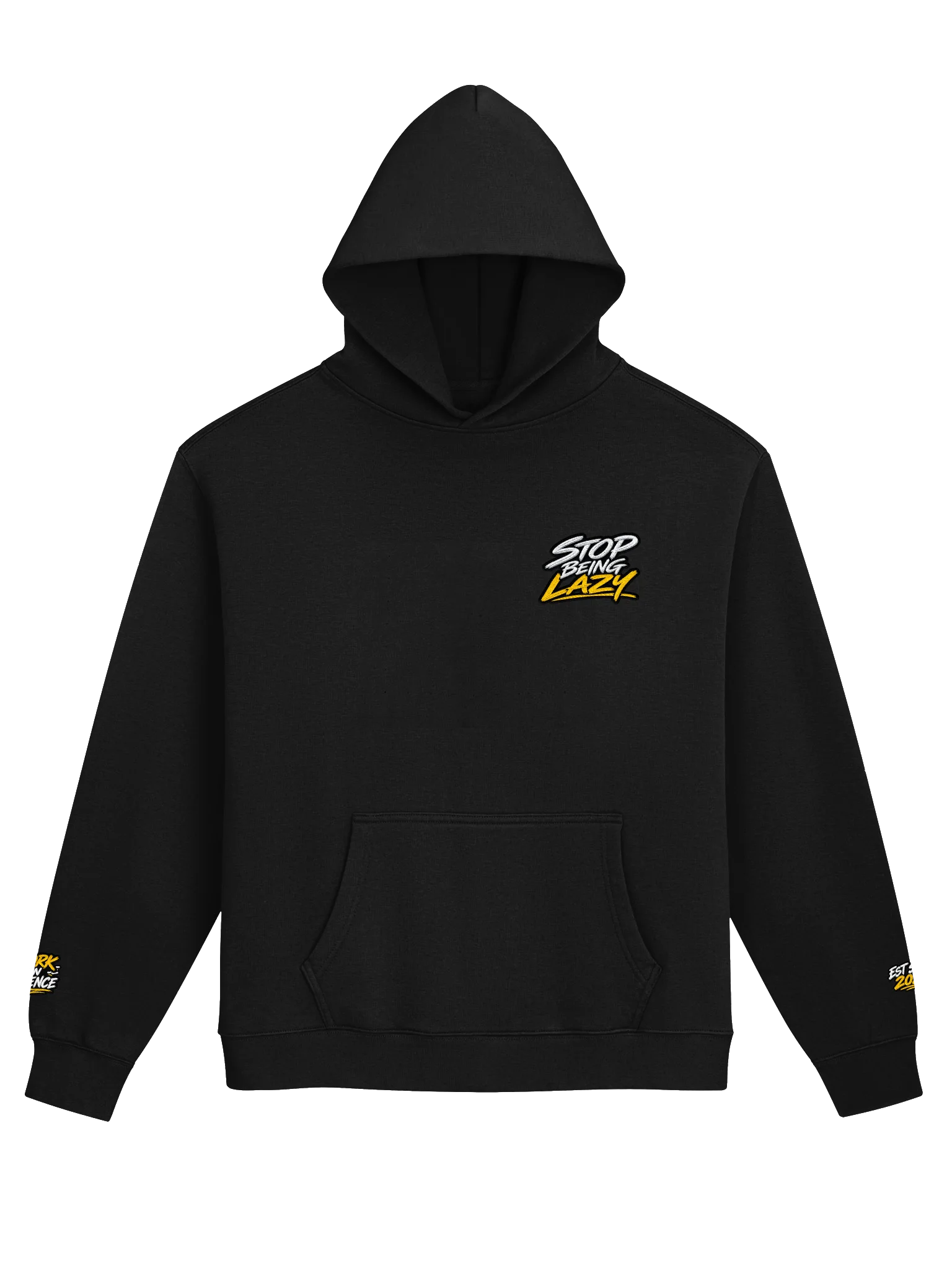 Stop Being Lazy - Embroidered Crown Hoodie product image (1)