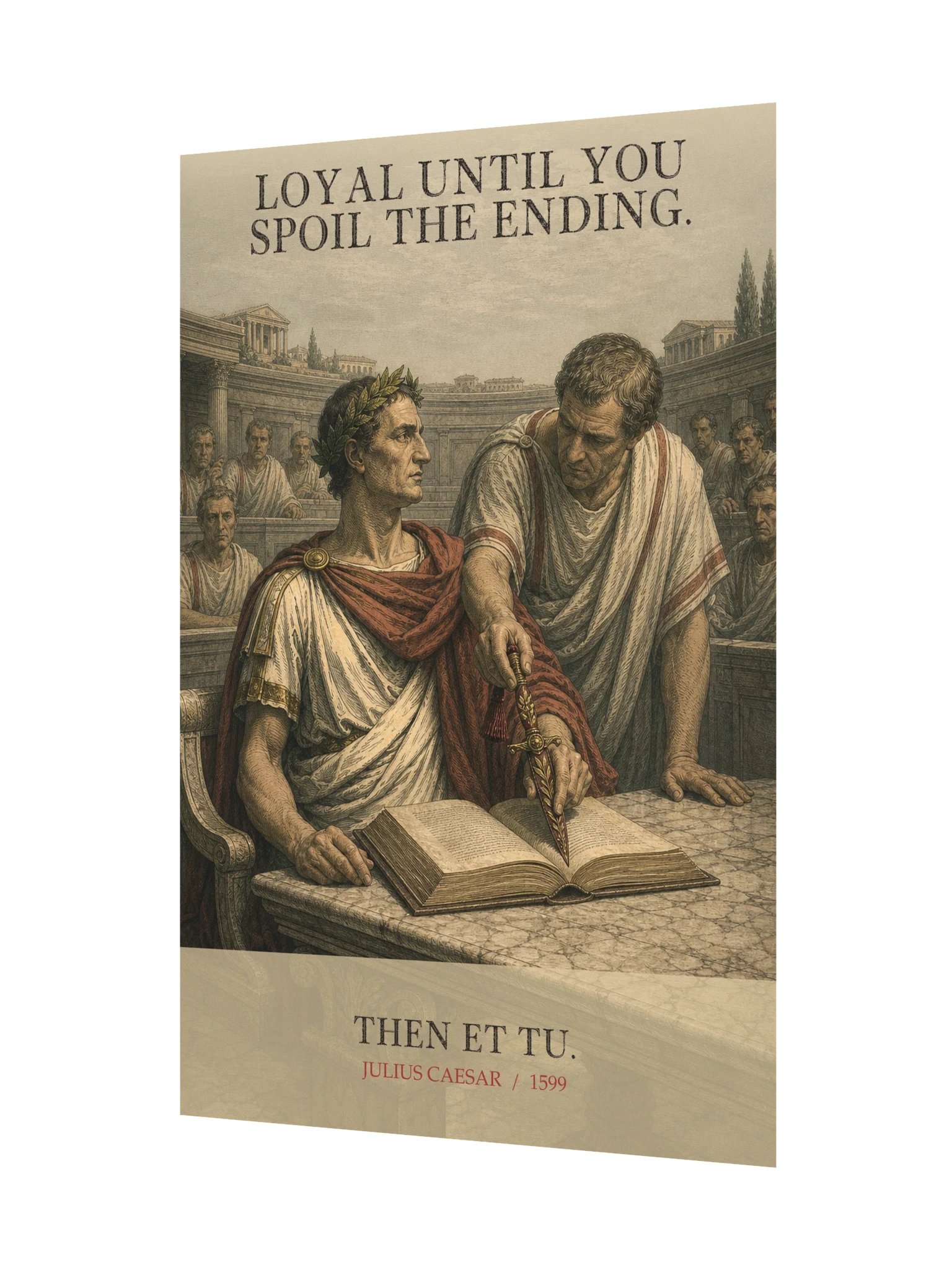 Loyal Until Et Tu -- Julius Caesar Art Print product image (11)