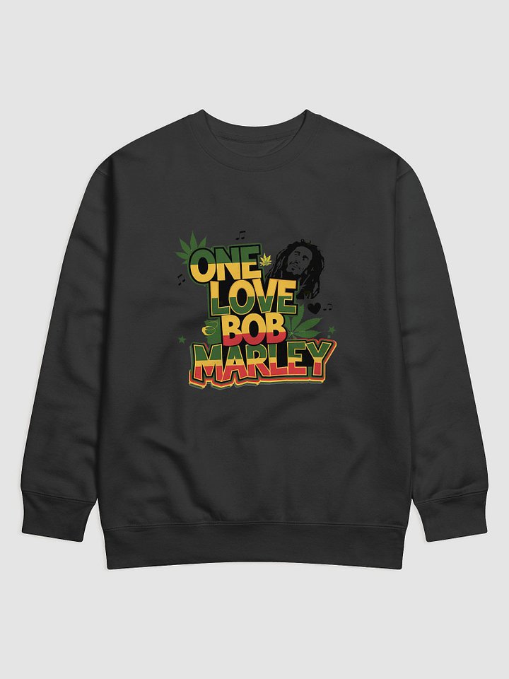 One Love Unisex Midweight Pigment Dyed Sweatshirt product image (1)