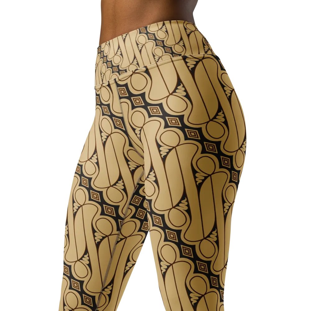 Batik Parang Rusak Full Length Yoga Leggings product image (7)